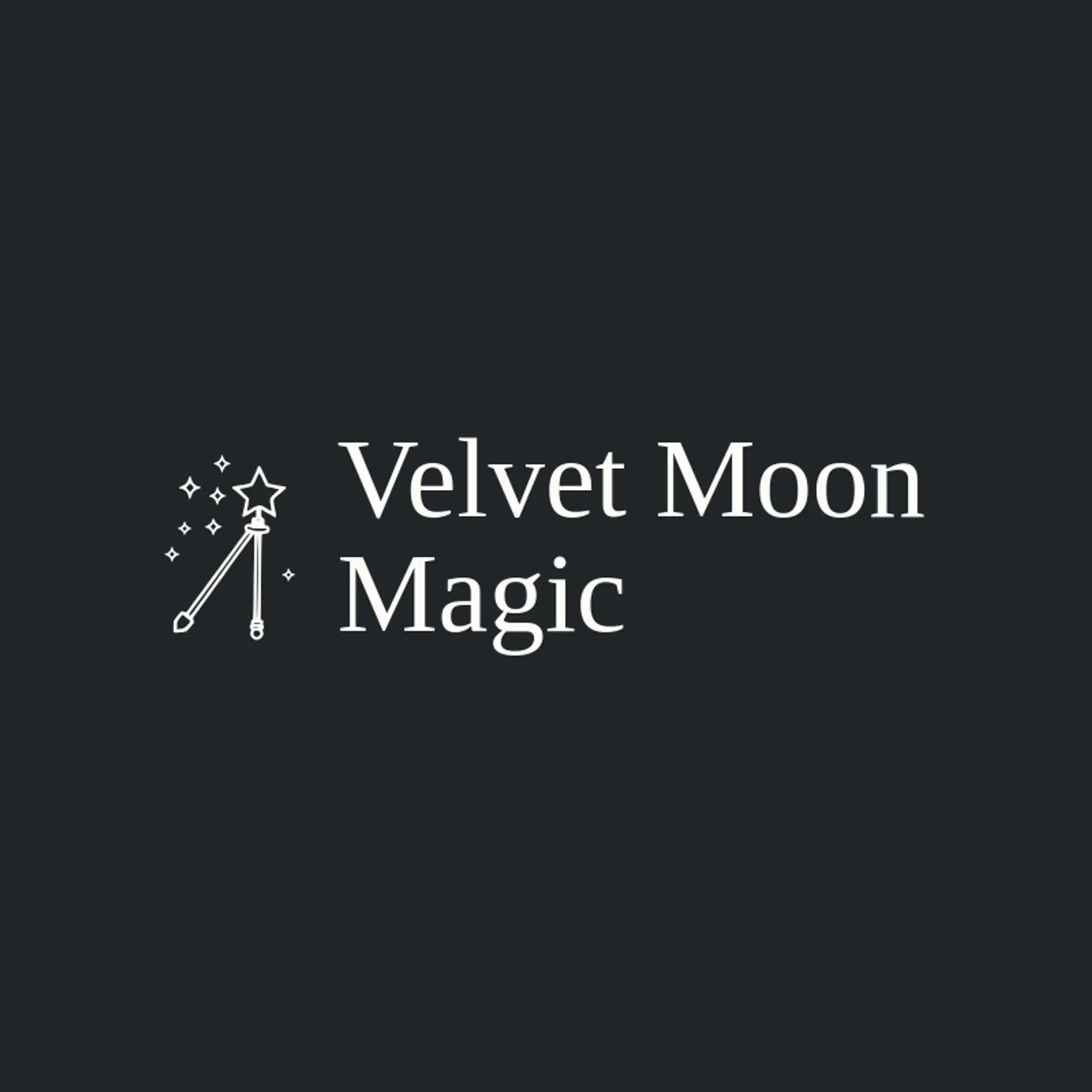 Velvet Moon Magic logo for magic