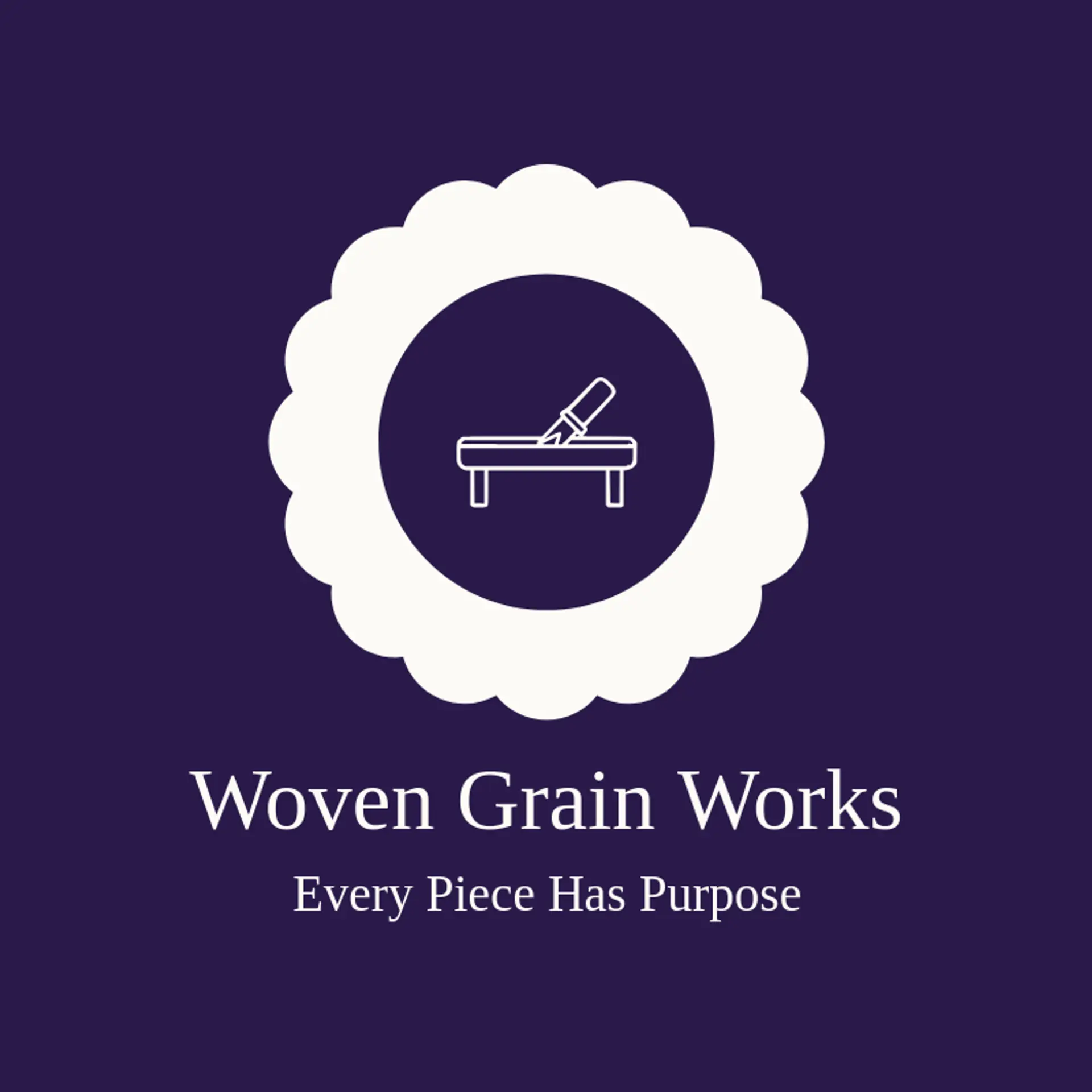 Woven Grain Works logo for workshop