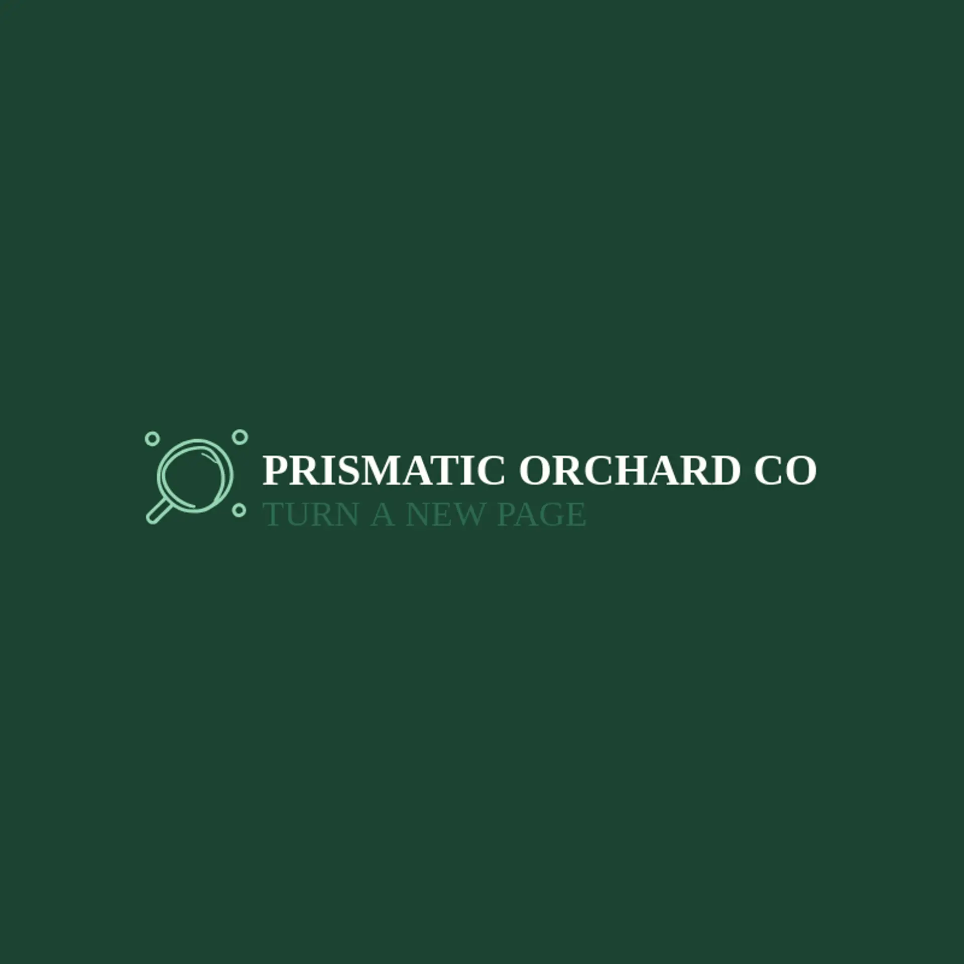 Prismatic Orchard Co logo for kaleidoscope