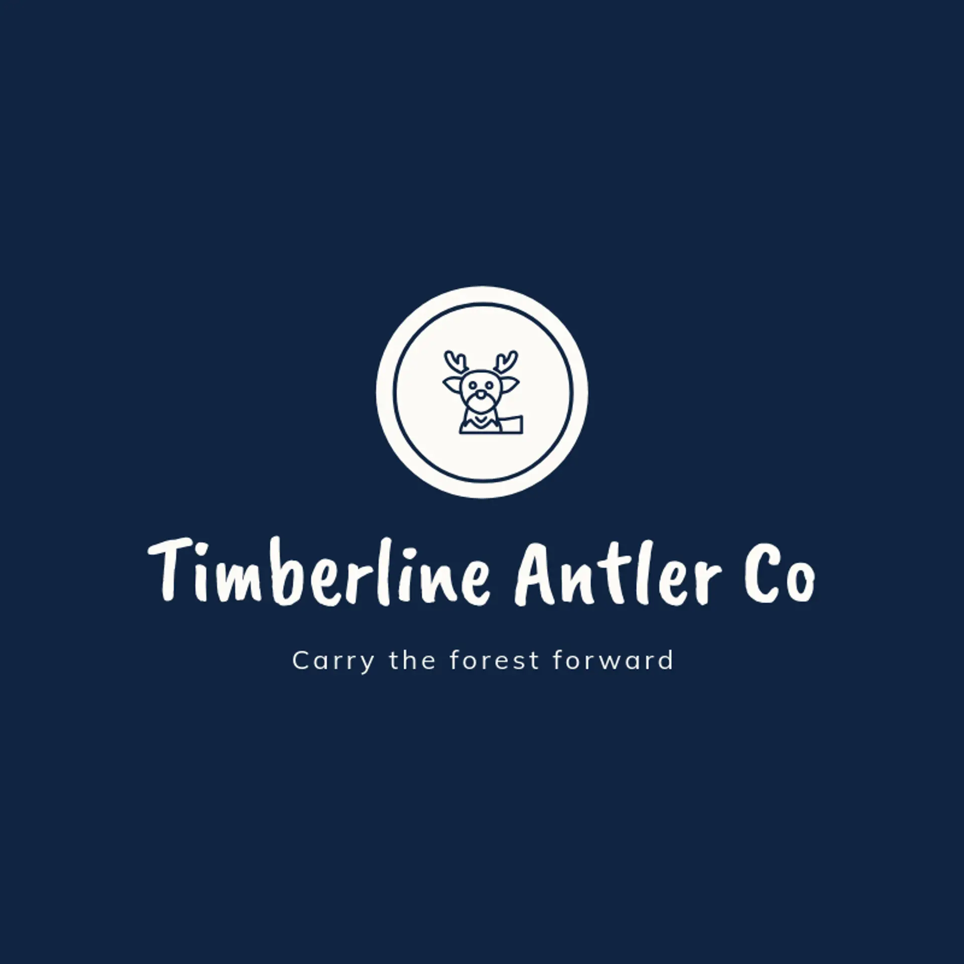 Timberline Antler Co logo for buck