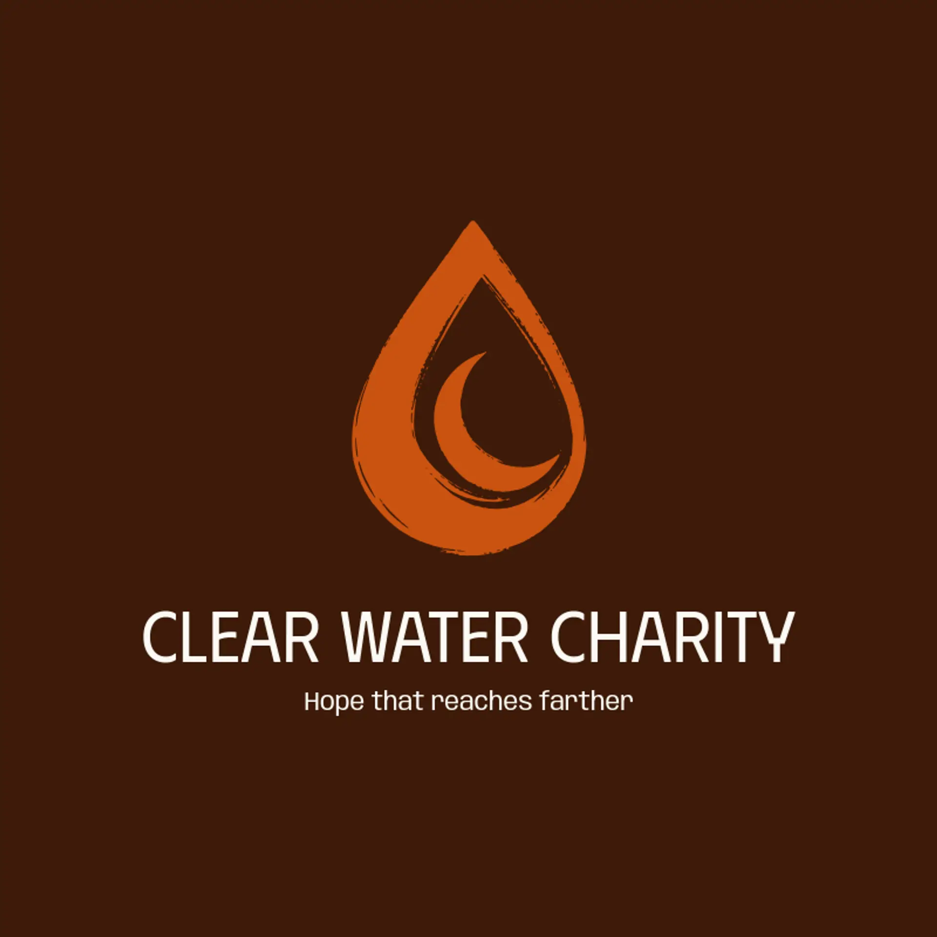 Clear Water Charity logo for islam
