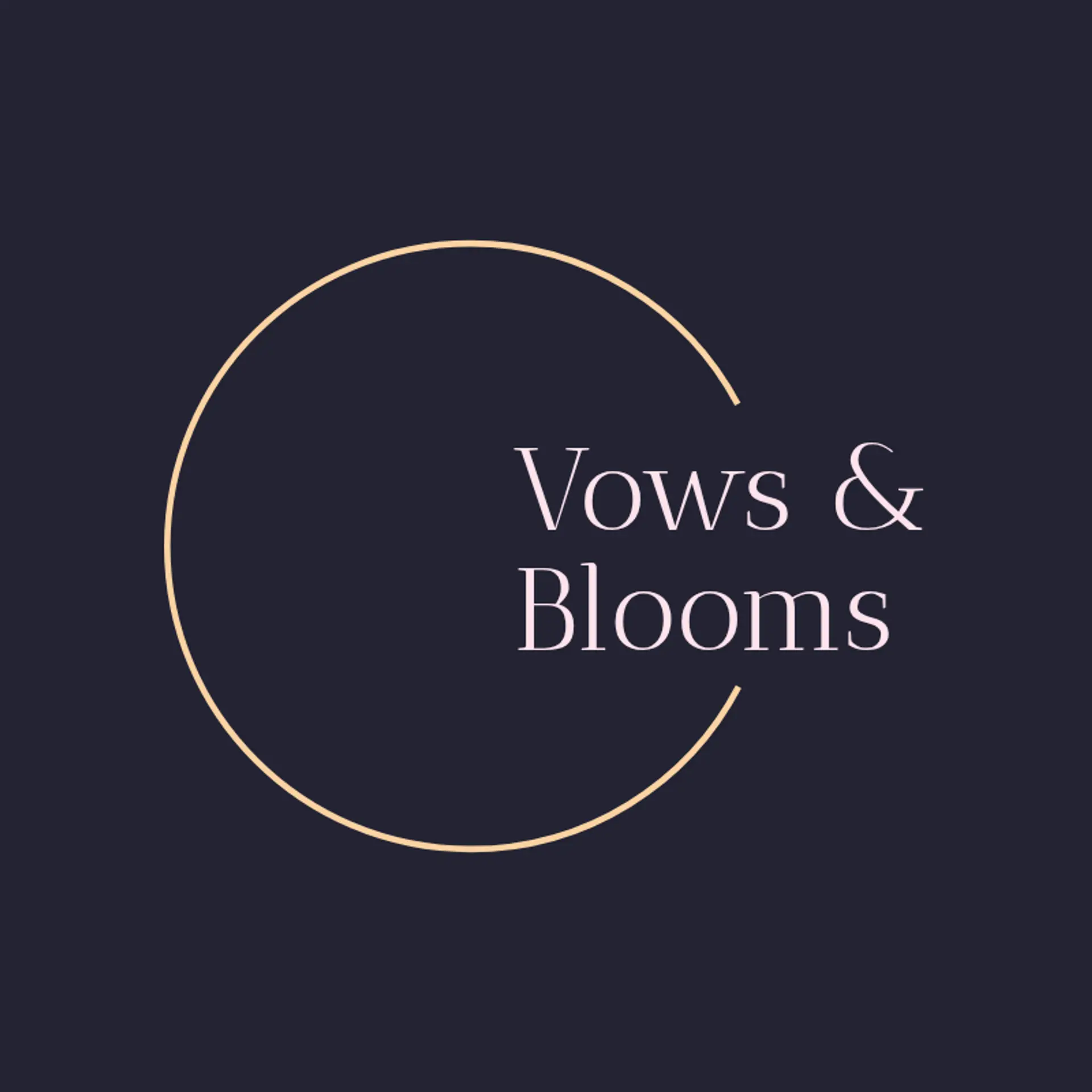 Everlasting Vows logo for wedding business