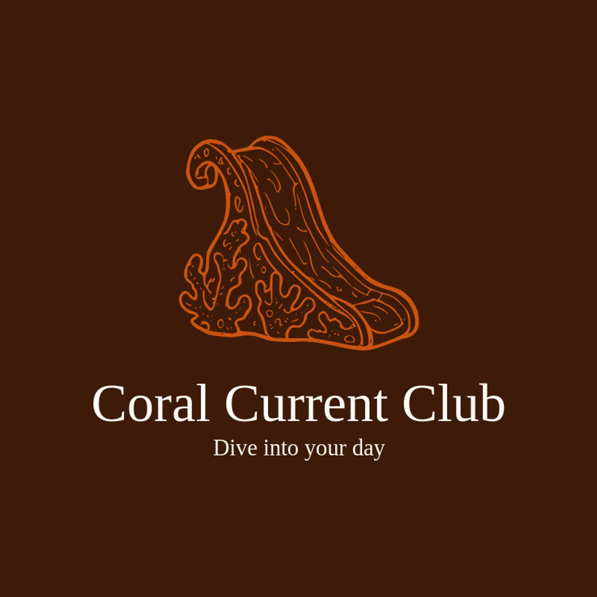 Coral Current Club logo for water park