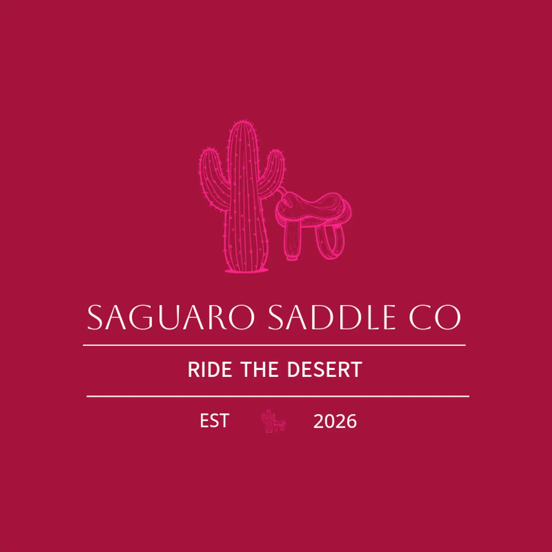 Saguaro Saddle Co logo for cactus