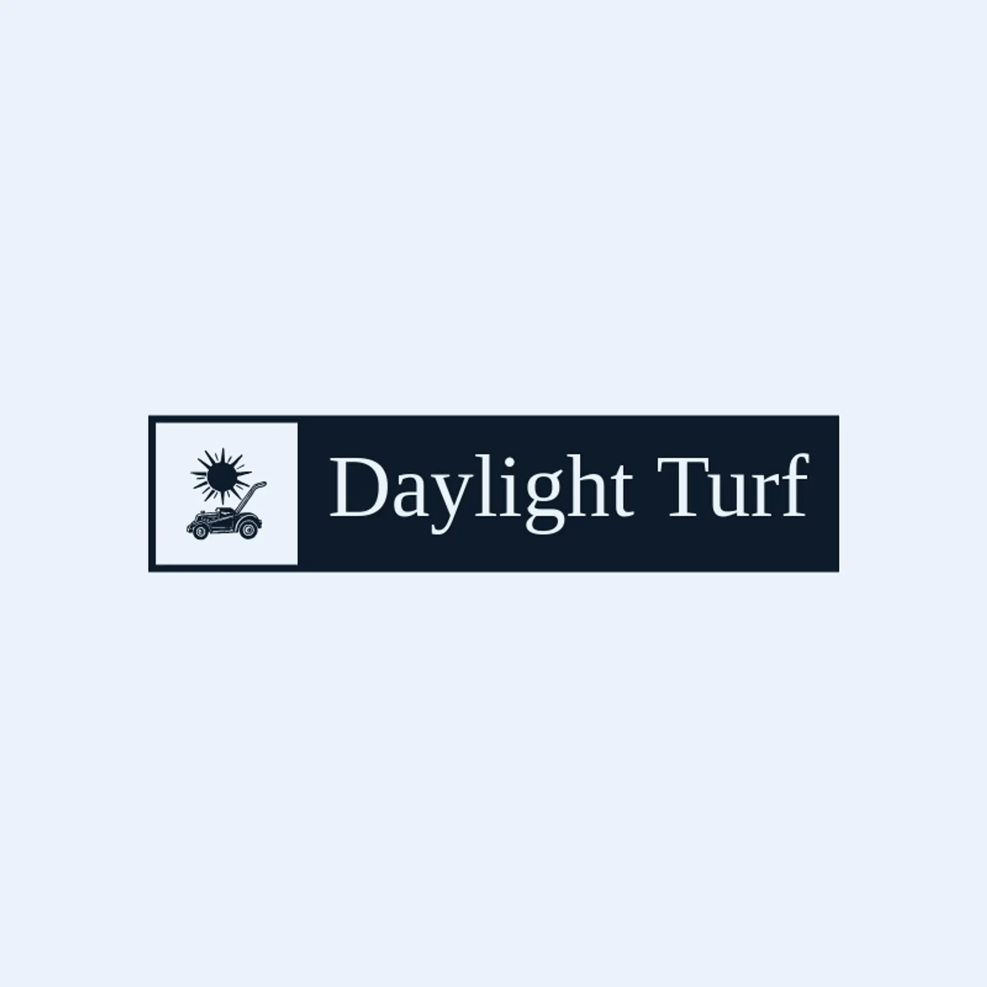 Daylight Turf logo for lawn mower