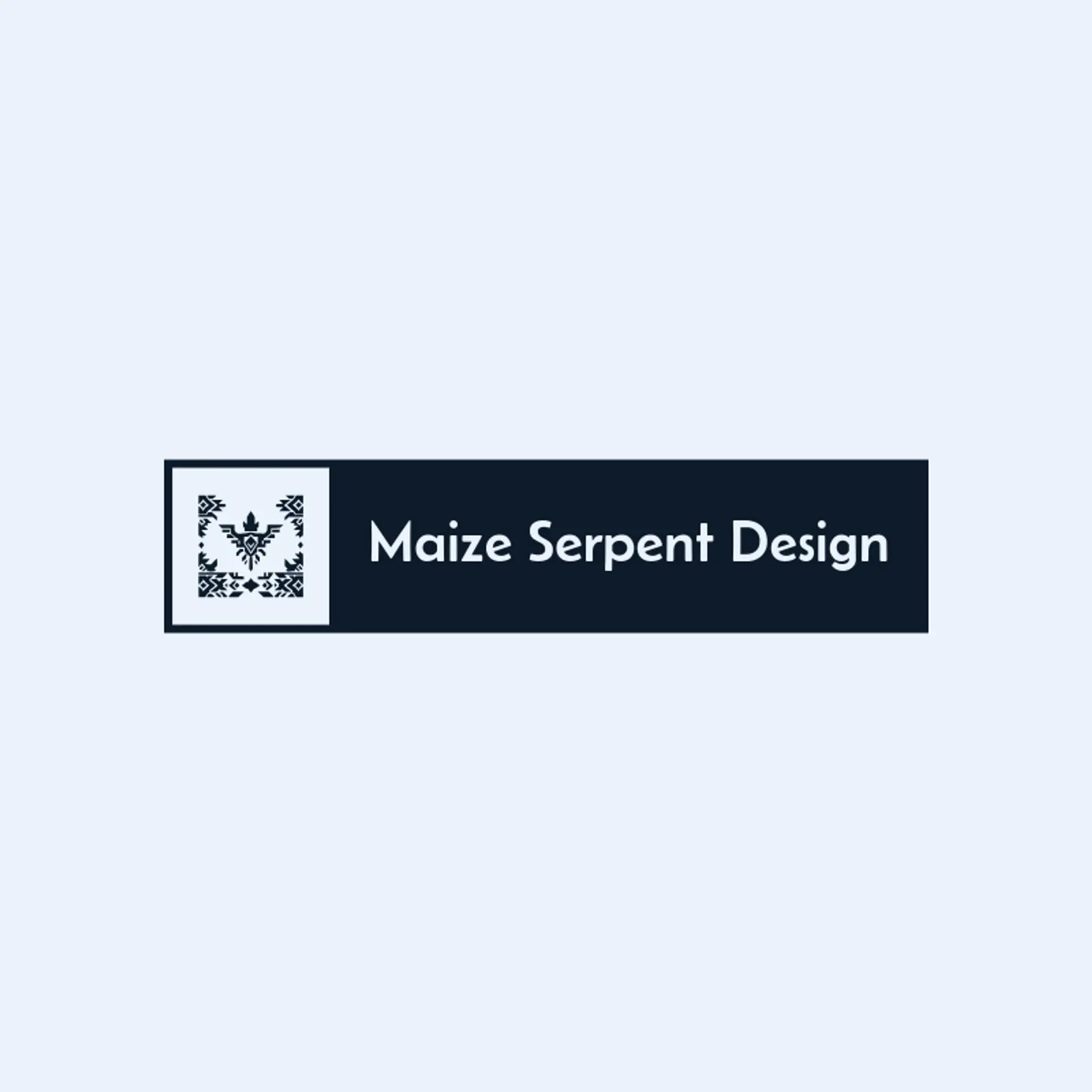 Maize Serpent Design logo for aztec