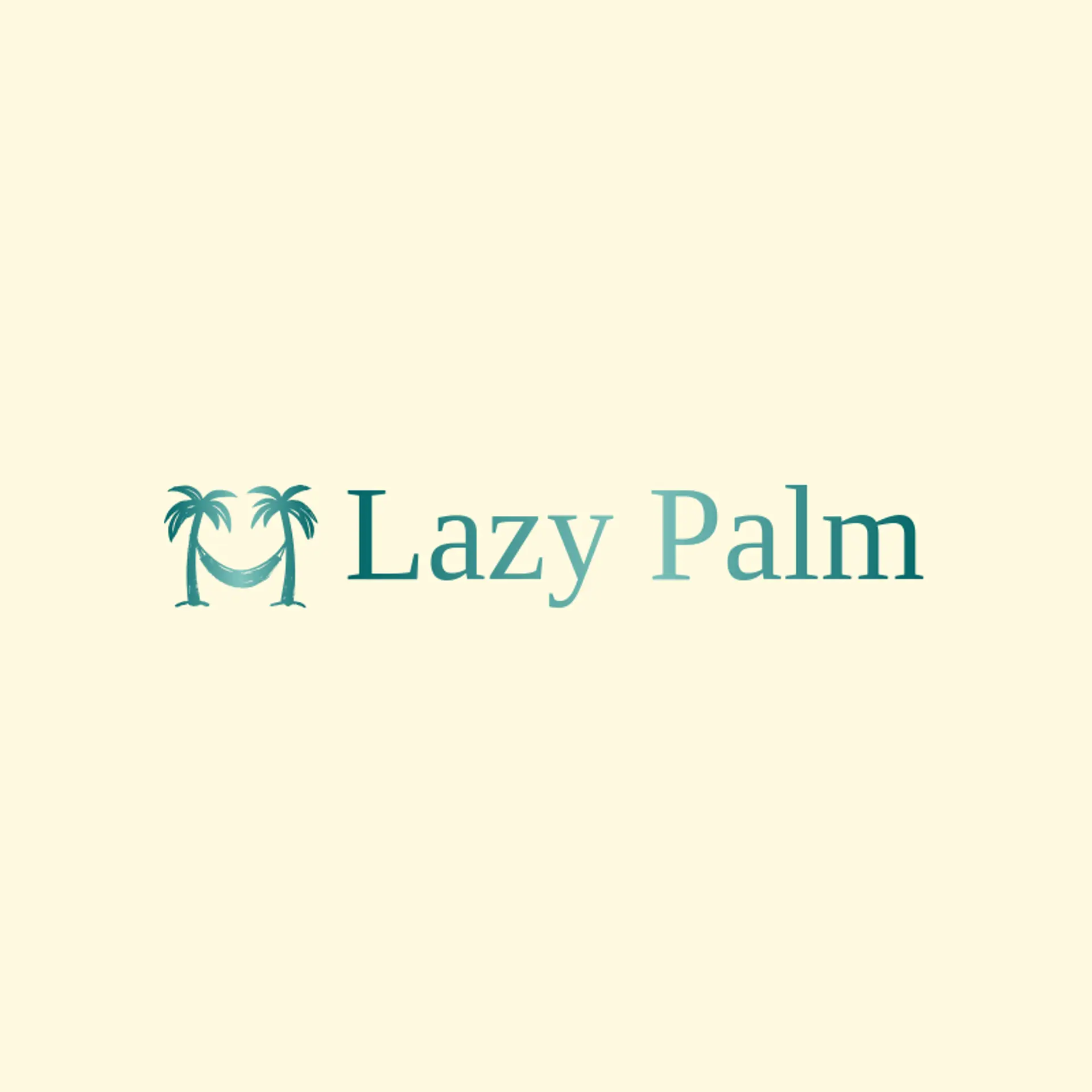 Lazy Palm logo for palm tree