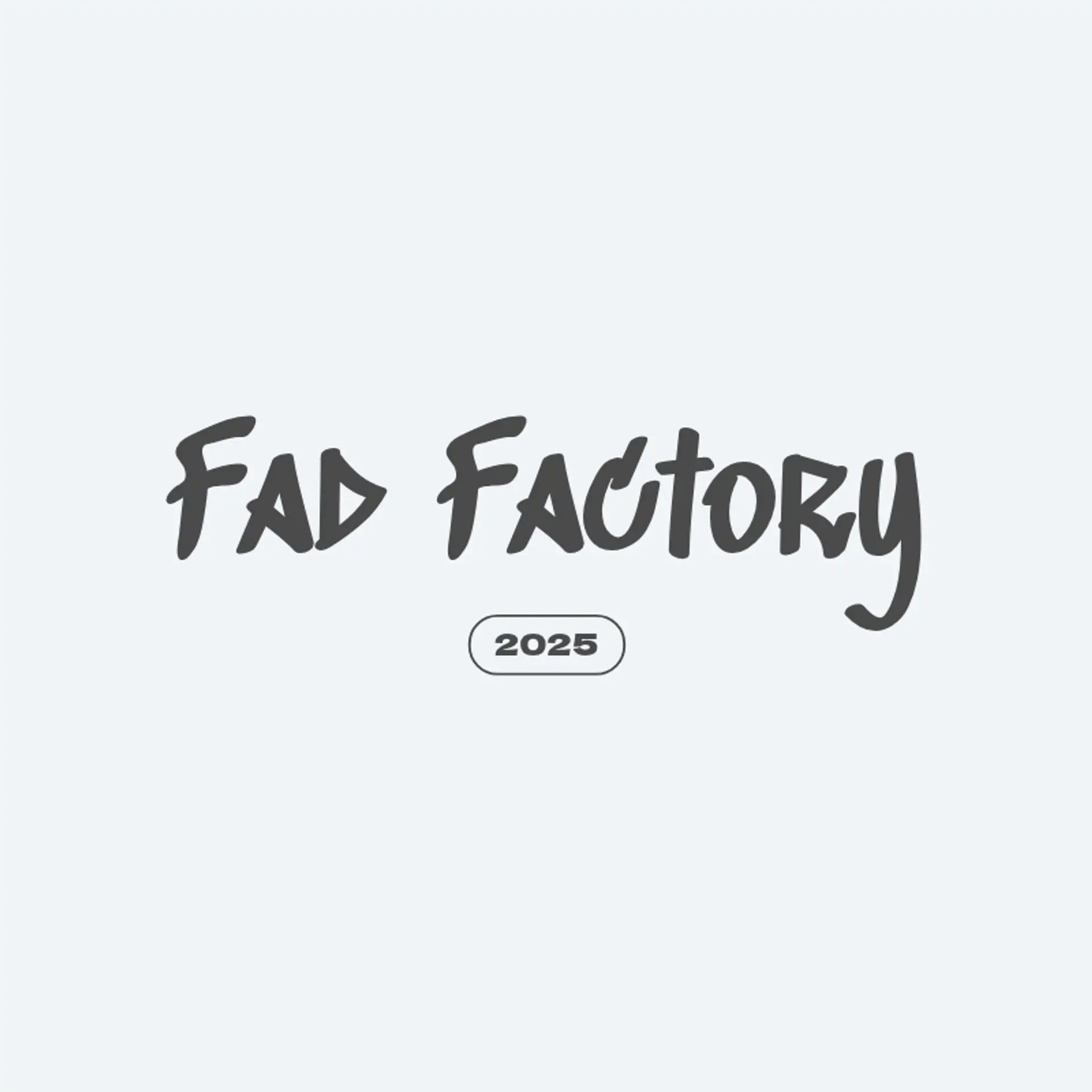 Fad Factory logo for creative fashion