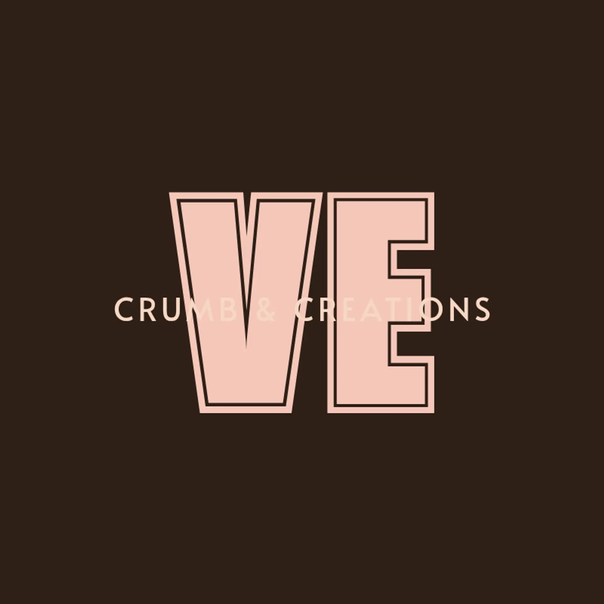 Crumb & Creations logo for creative bakery