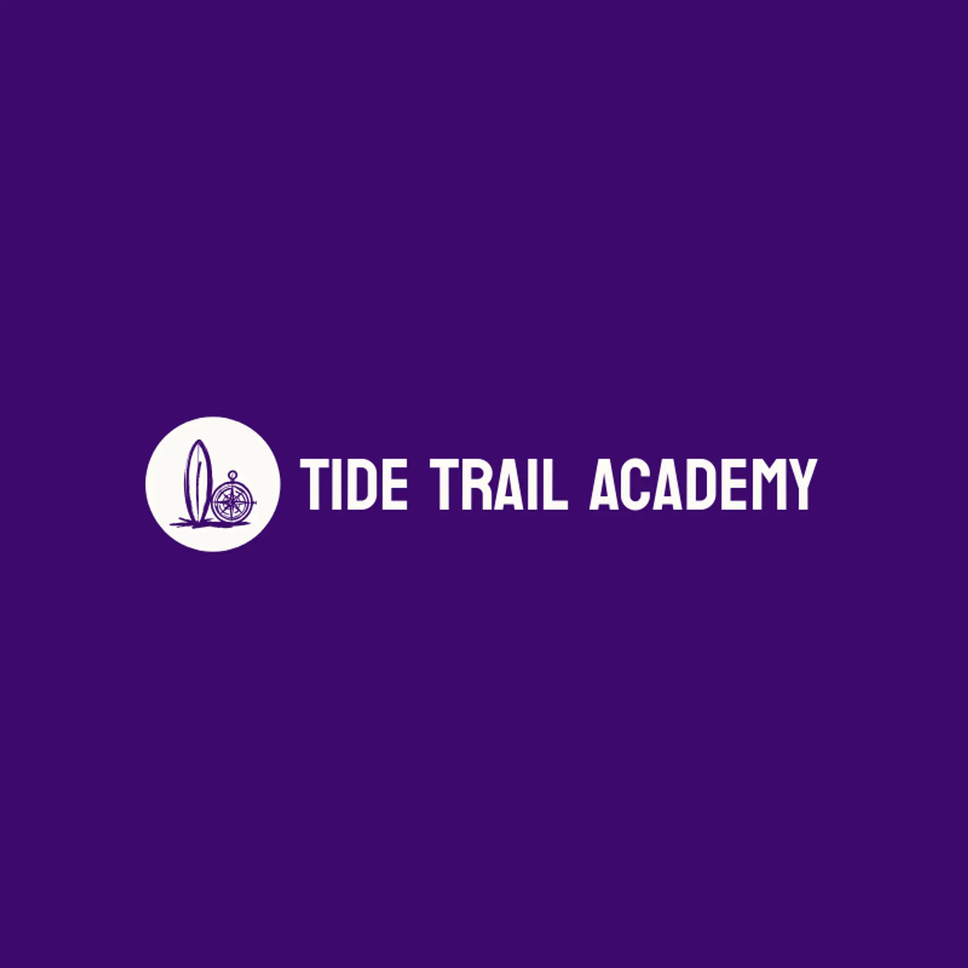 Tide Trail Academy logo for wave