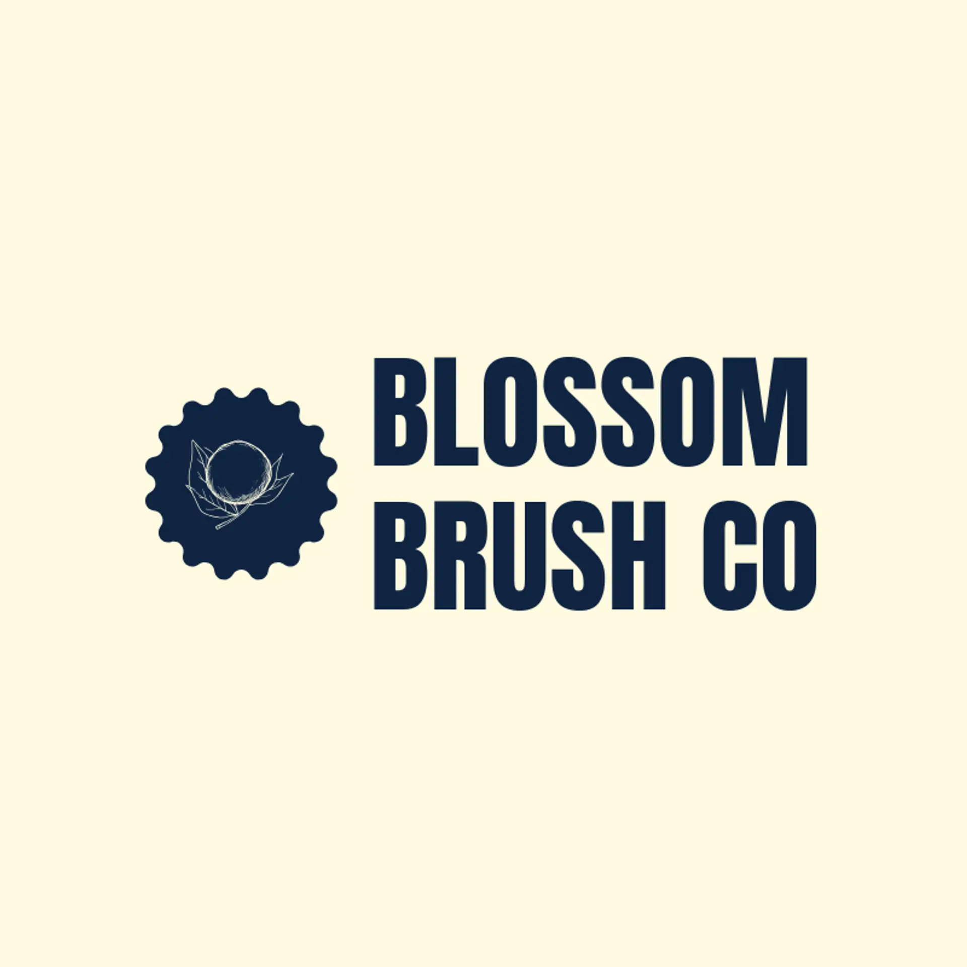 Blossom Brush Co logo for makeup