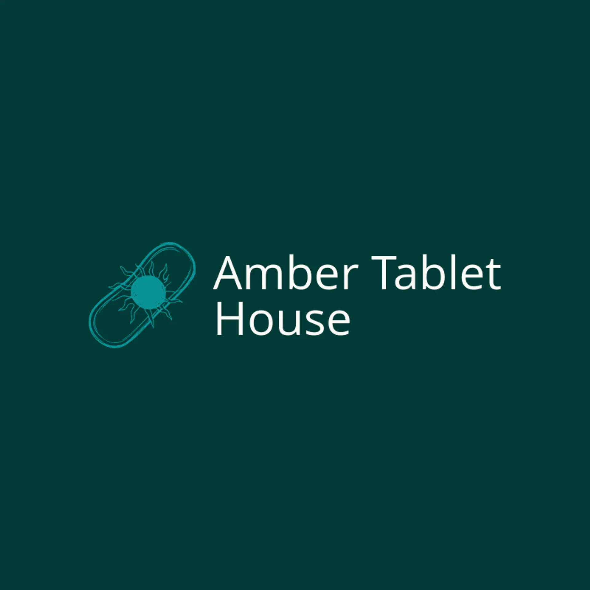 Amber Tablet House logo for pill