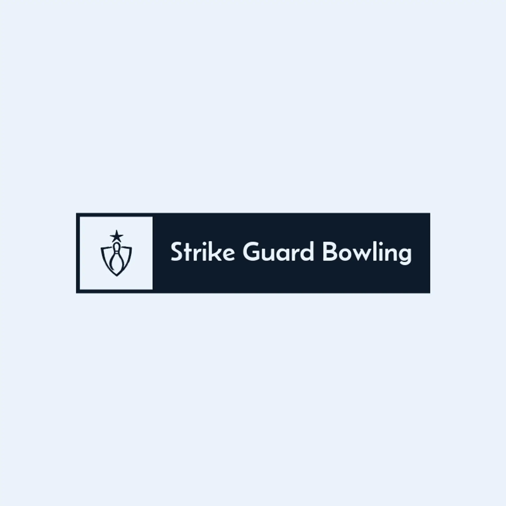 Strike Guard Bowling logo for bowling