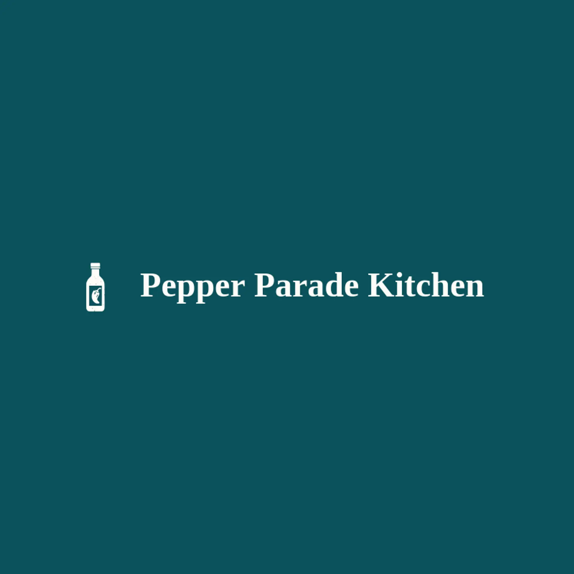 Pepper Parade Kitchen logo for hot sauce