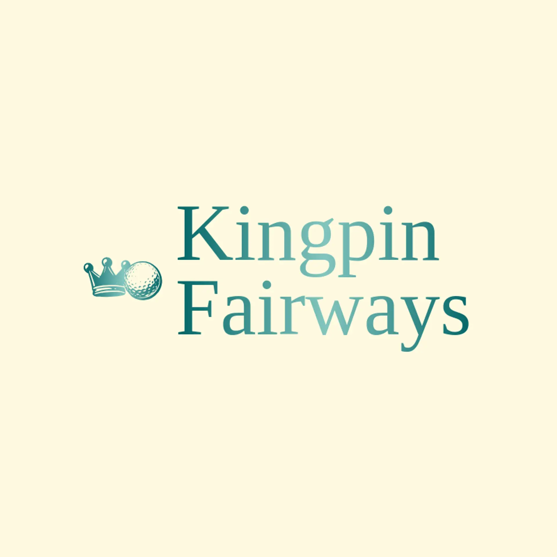 Kingpin Fairways logo for golf ball