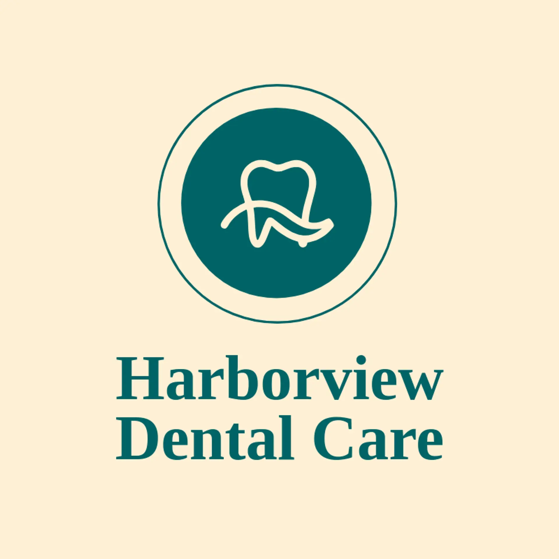 Harborview Dental Care logo for dentistry