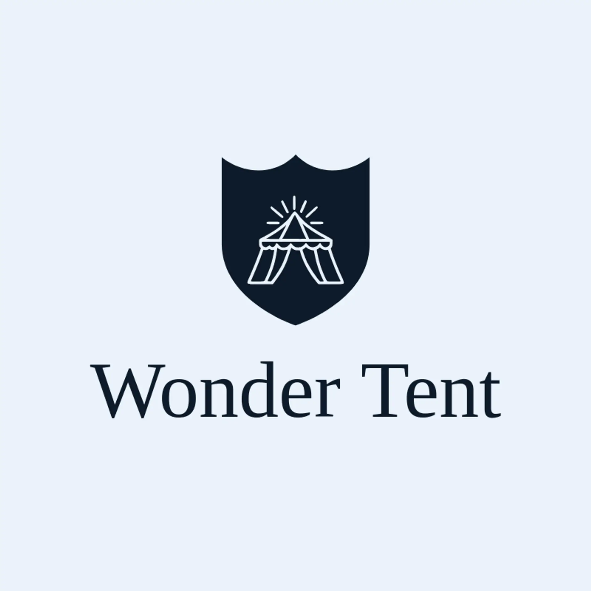 Wonder Tent logo for party rental