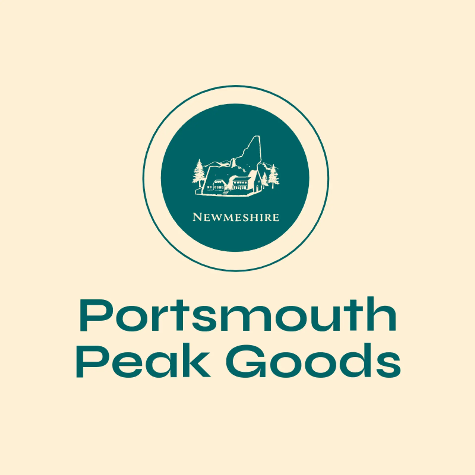 Portsmouth Peak Goods logo for new hampshire