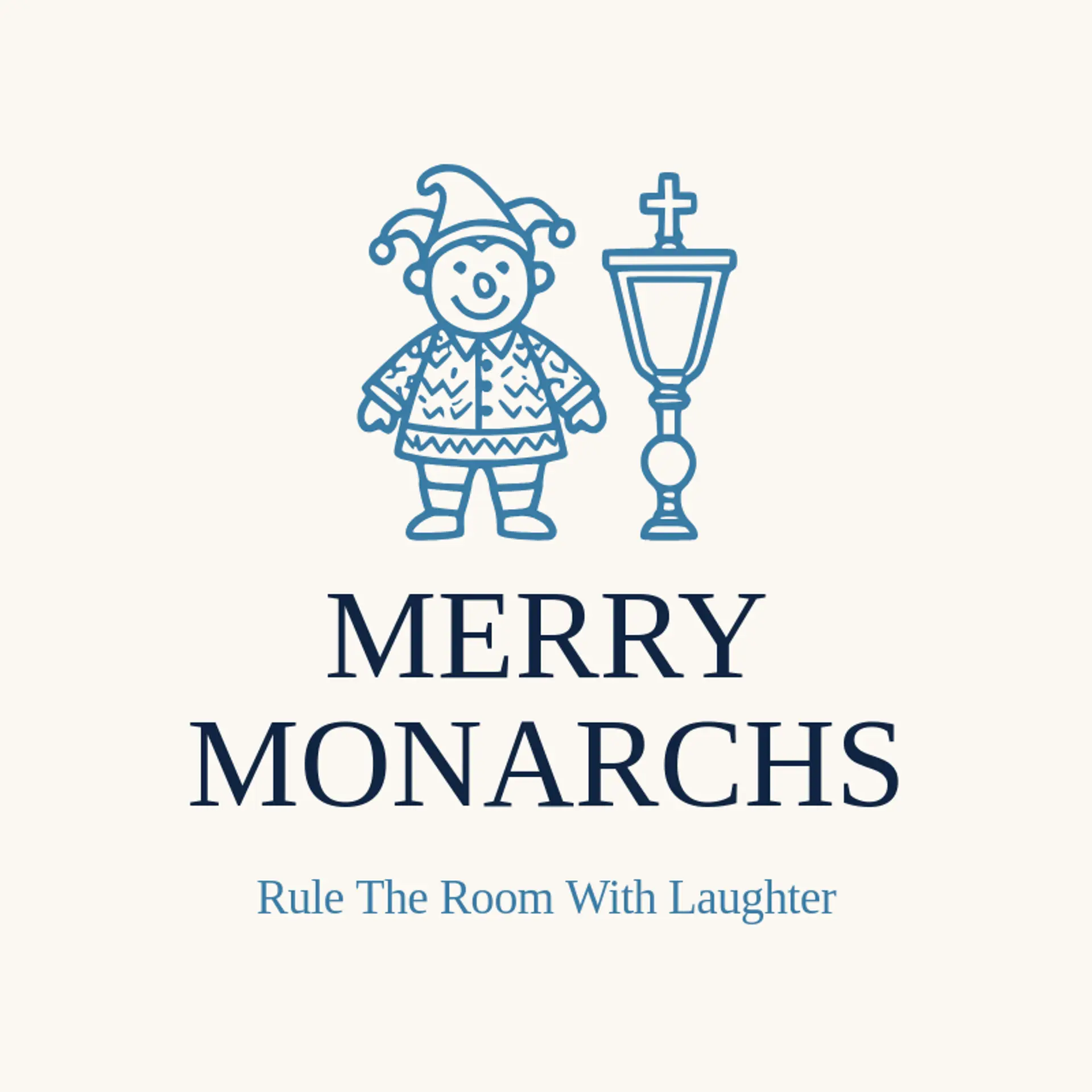 Merry Monarchs logo for jester