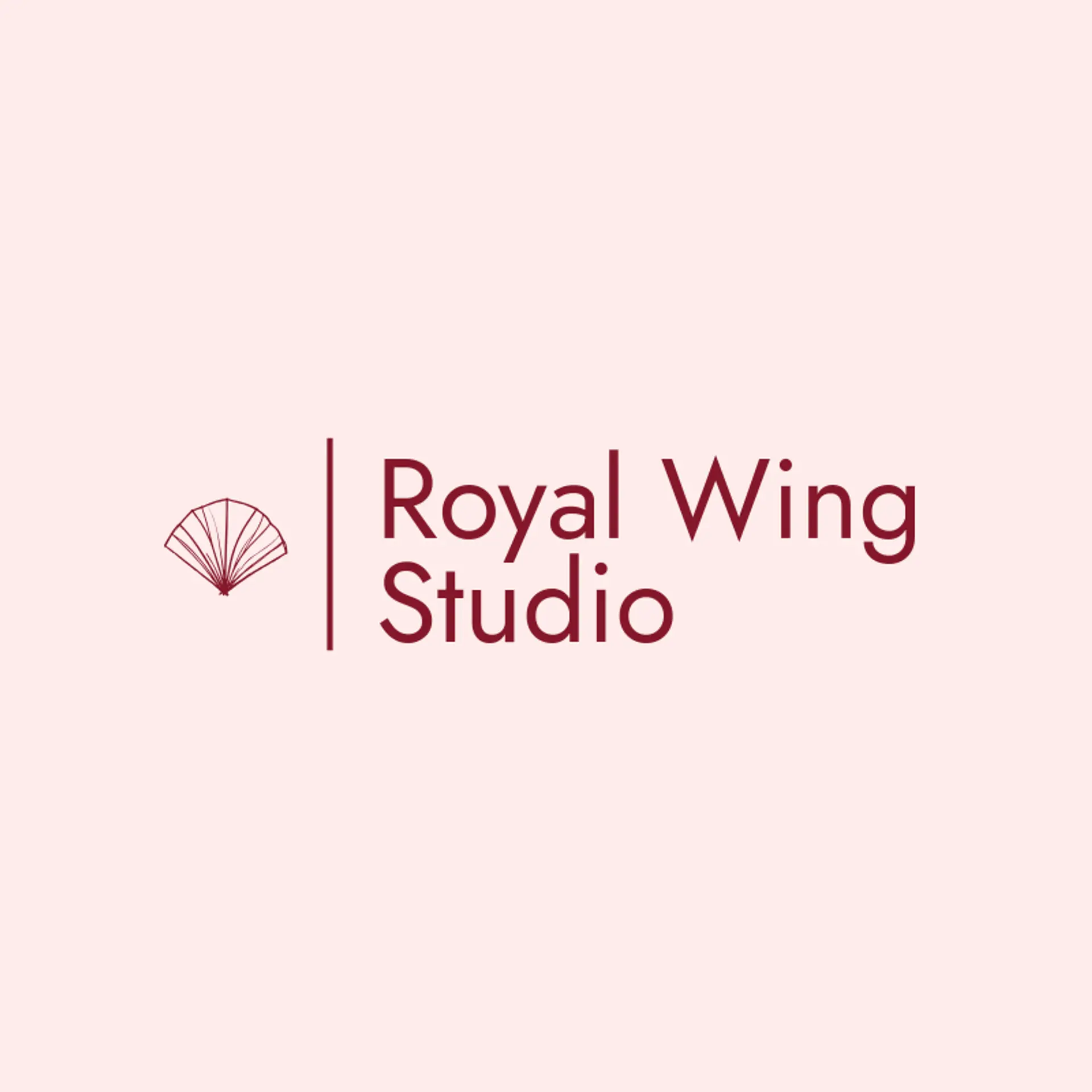 Royal Wing Studio logo for peacock