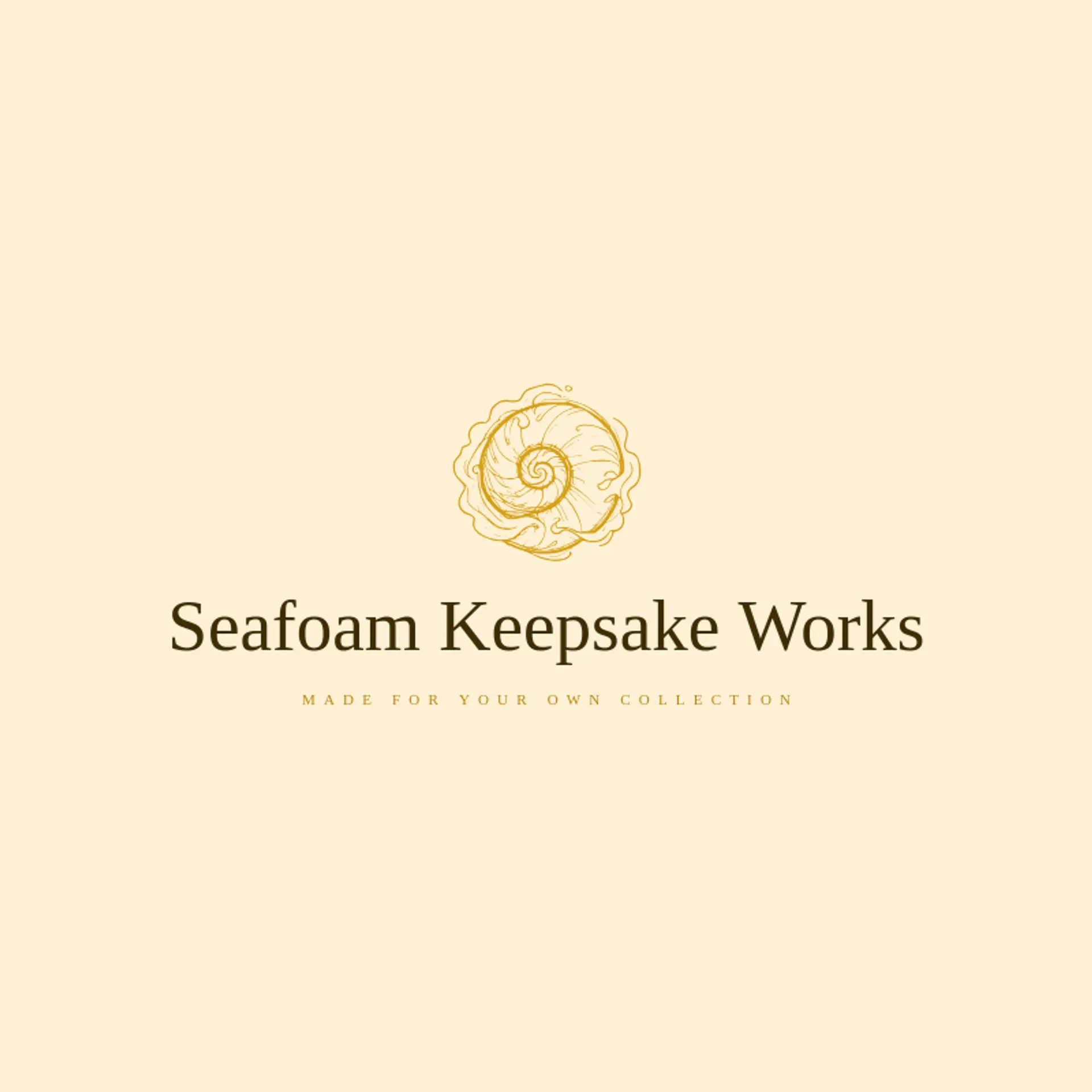 Seafoam Keepsake Works logo for shell