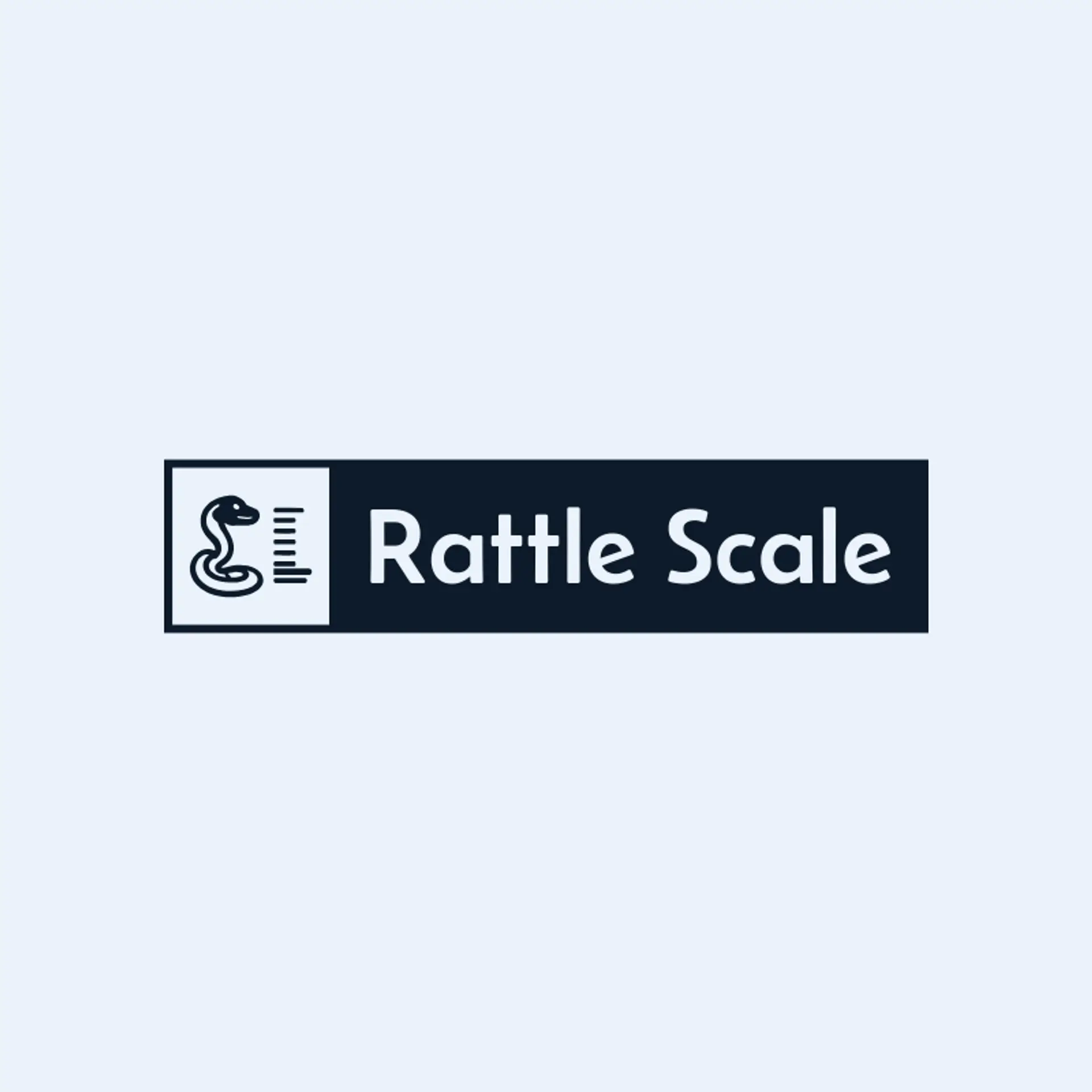 Rattle Scale logo for snake