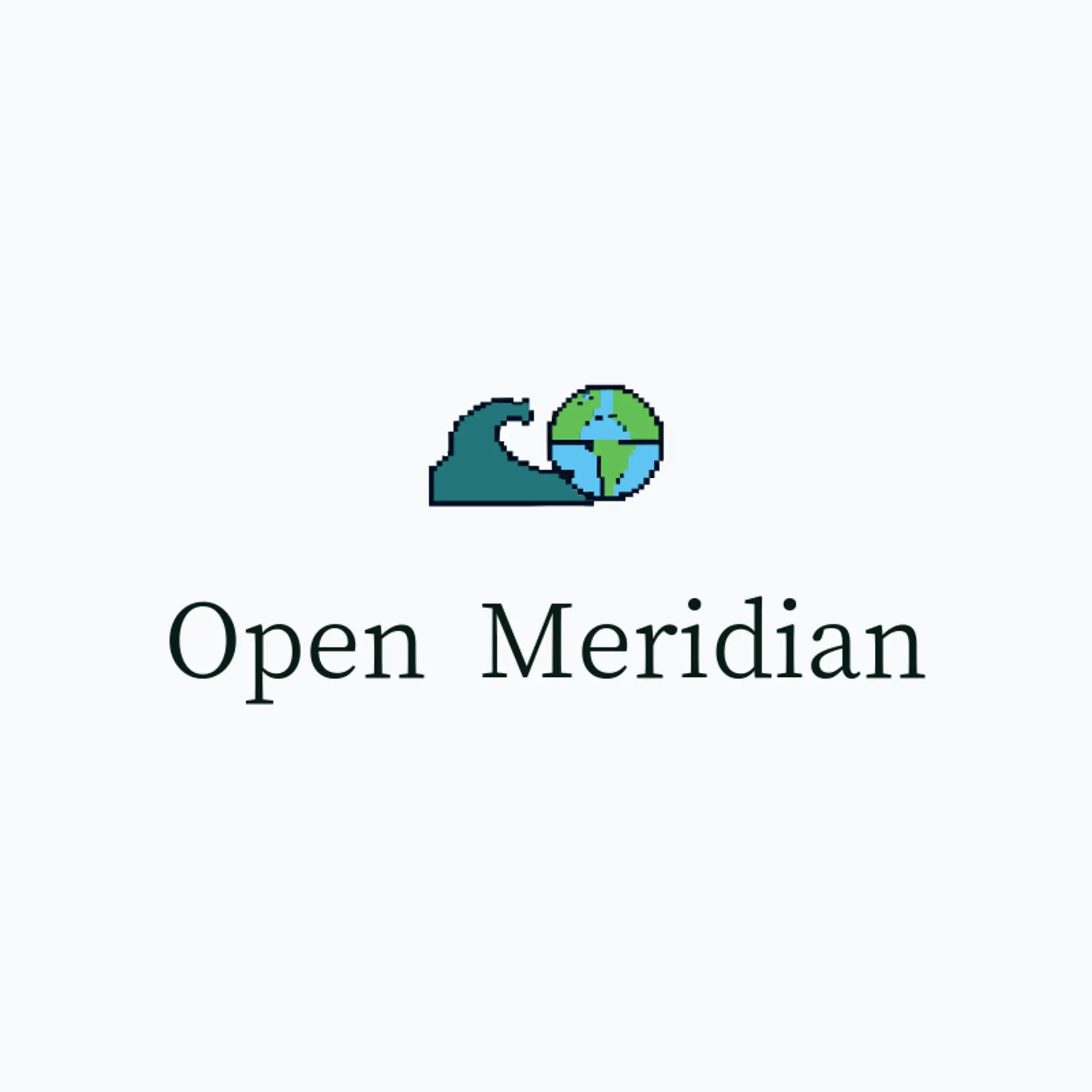 Open Meridian logo for globe