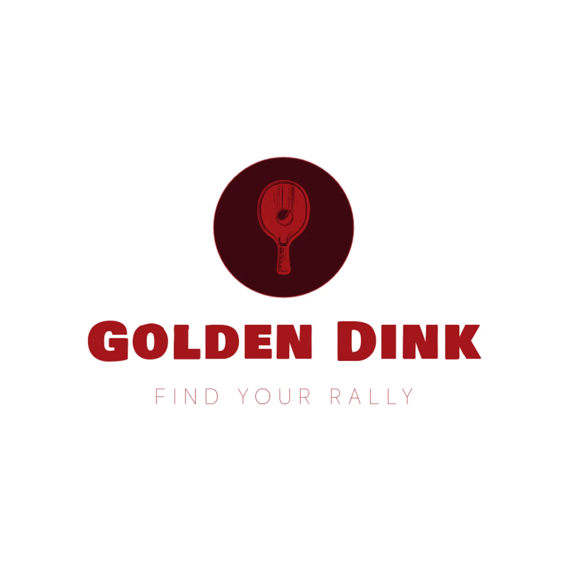 Golden Dink logo for pickleball