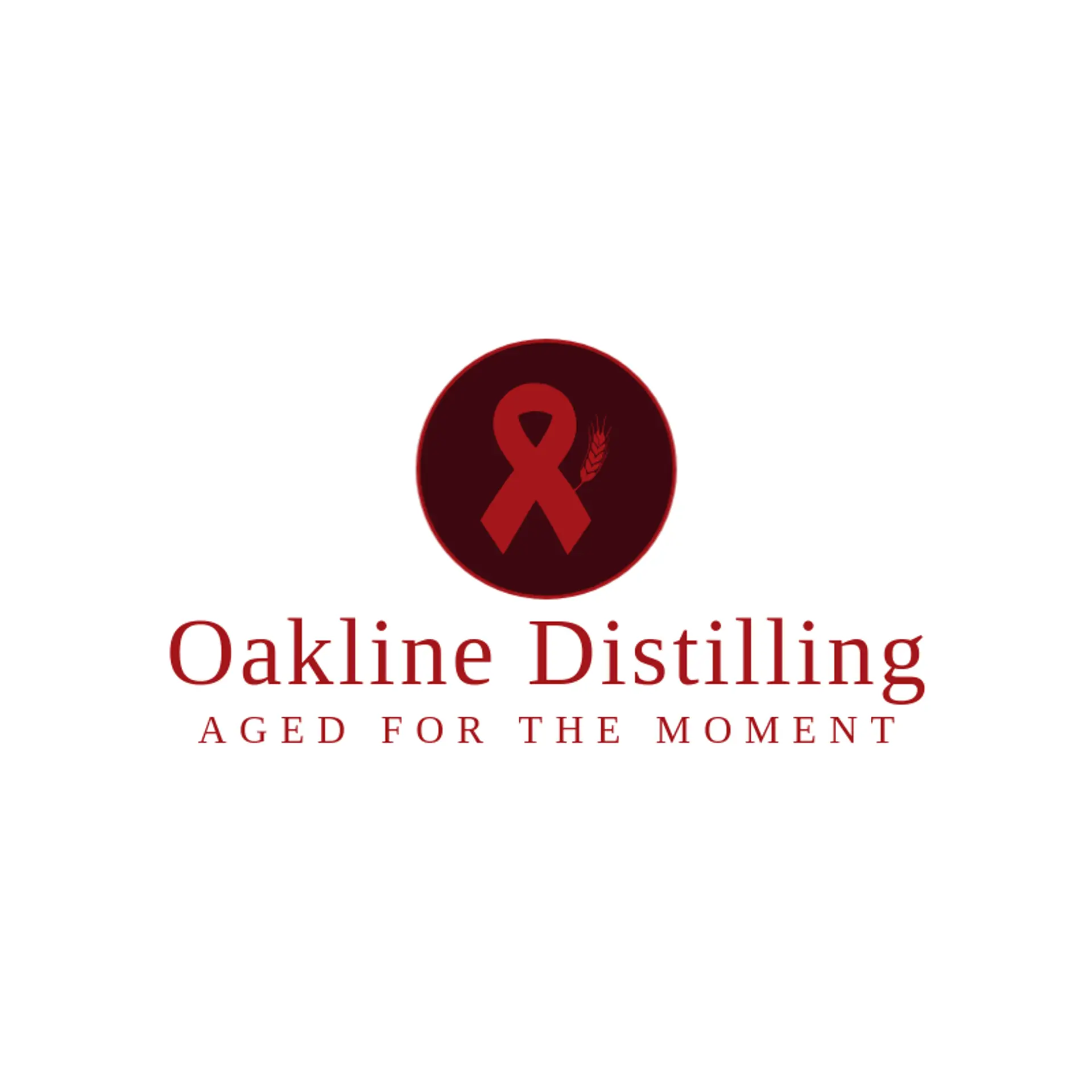 Oakline Distilling logo for bourbon
