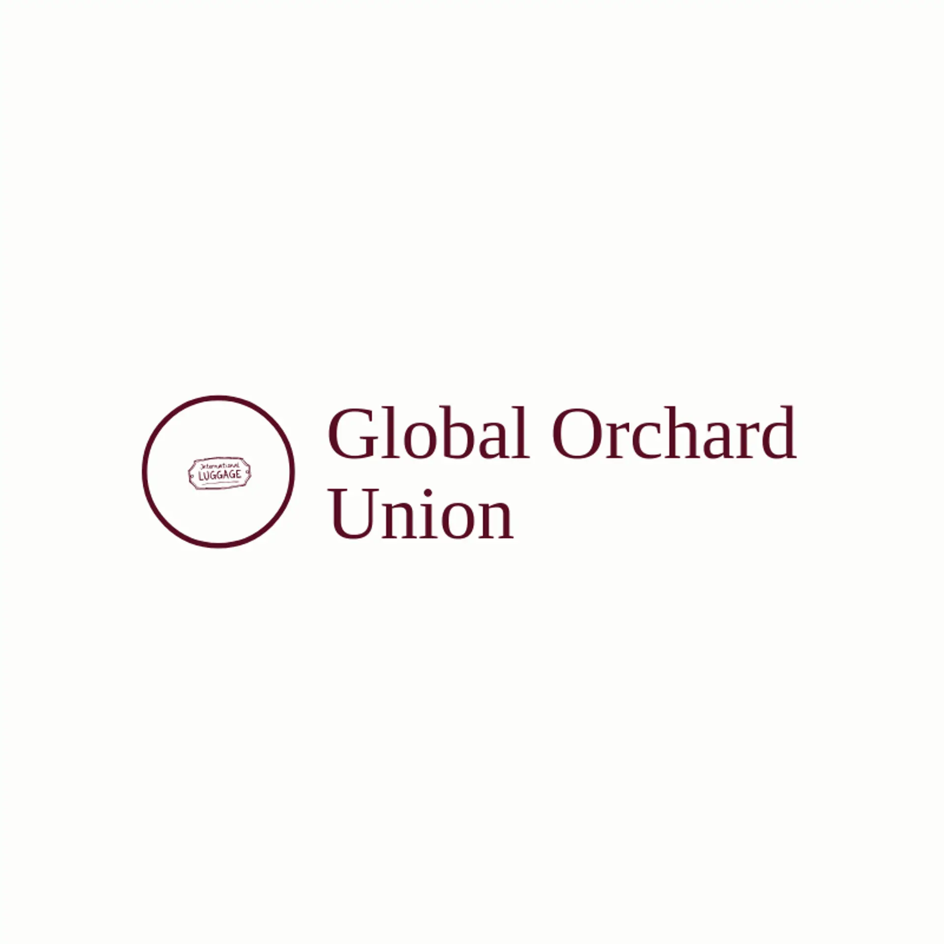 Global Orchard Union logo for international