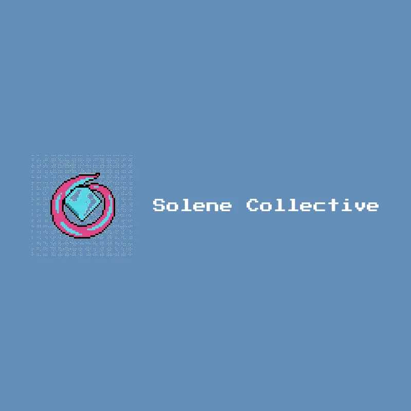 A diamond with a swirl of fabric, a luxury clothing logo in a pixel style