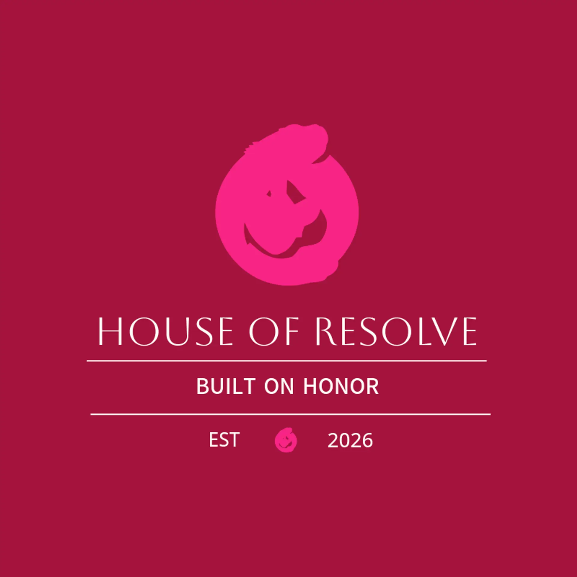 House Of Resolve logo for samurai