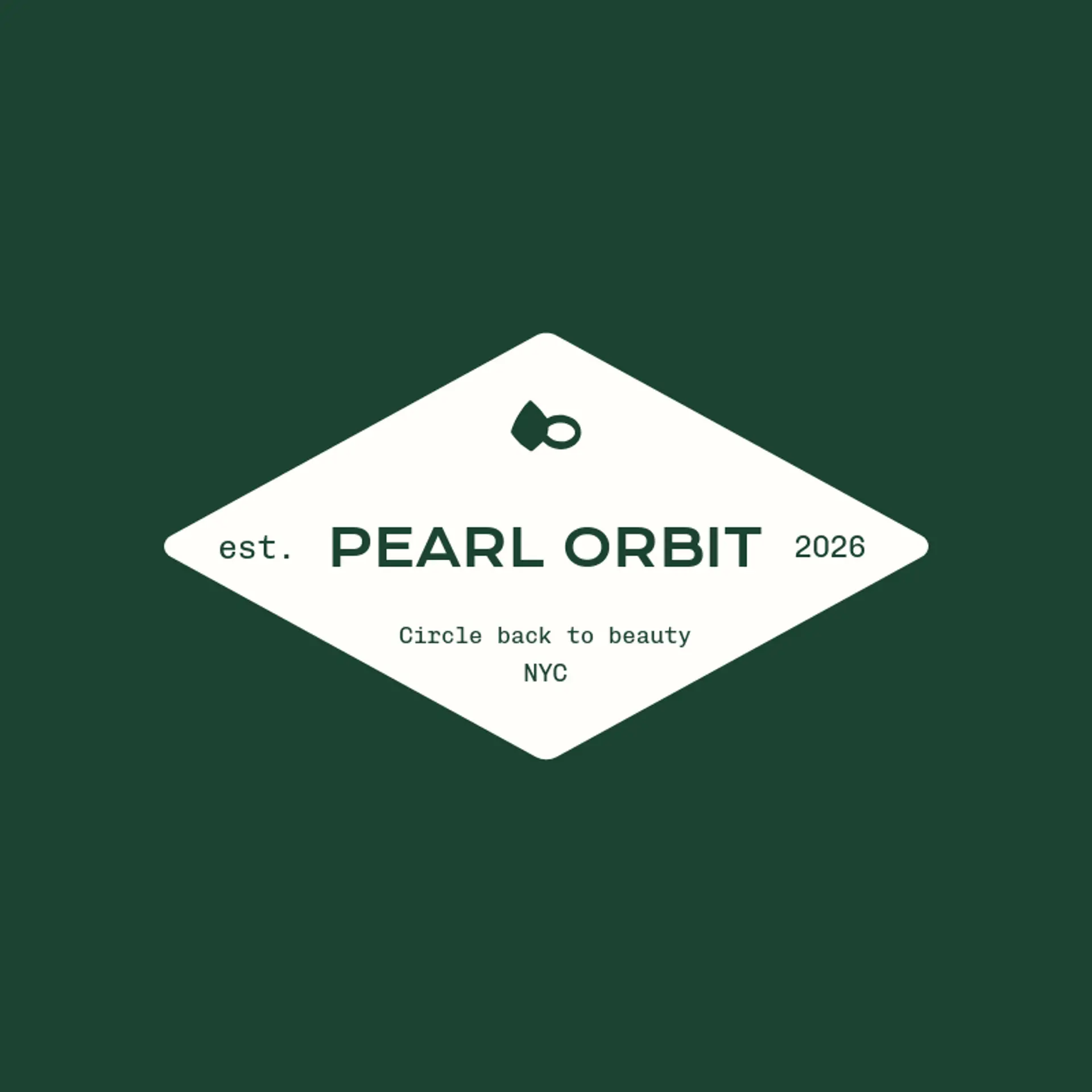 Pearl Orbit logo for bangle