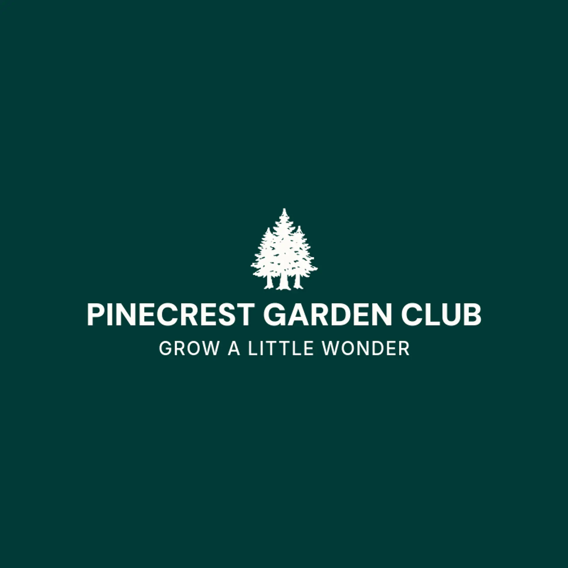 Pinecrest Garden Club logo for evergreen
