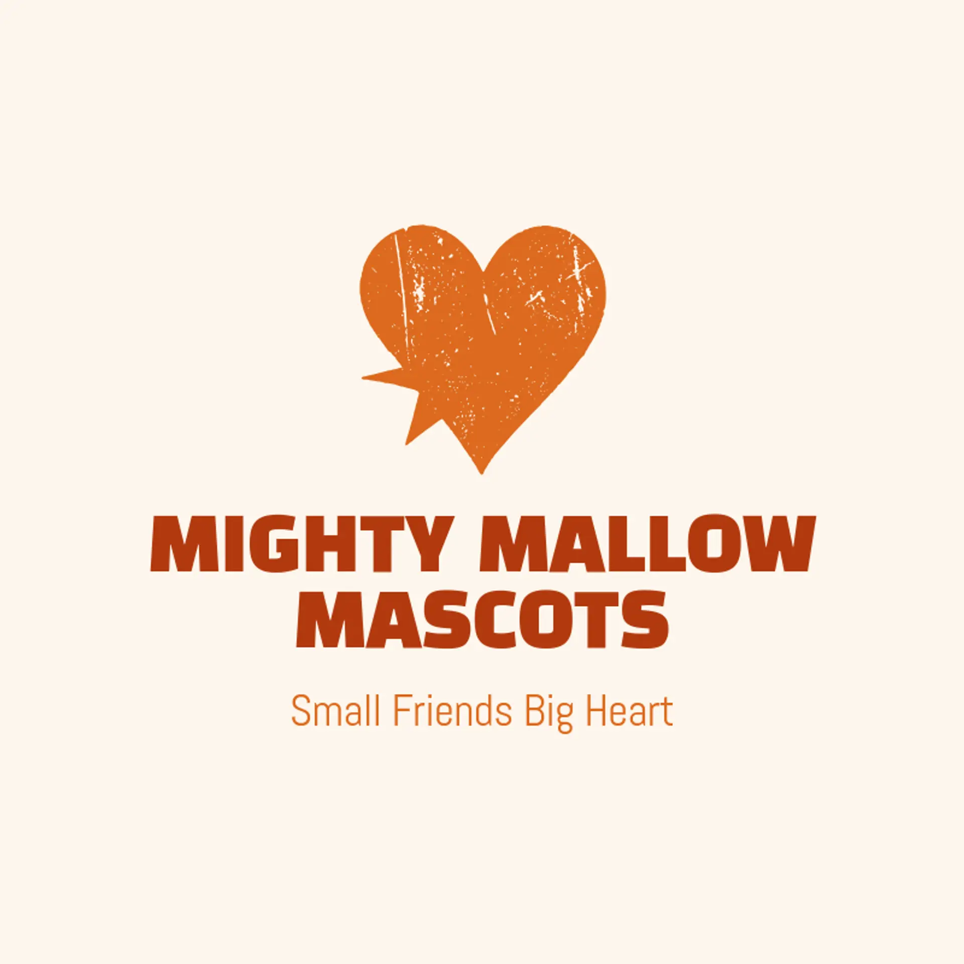 Mighty Mallow Mascots logo for character