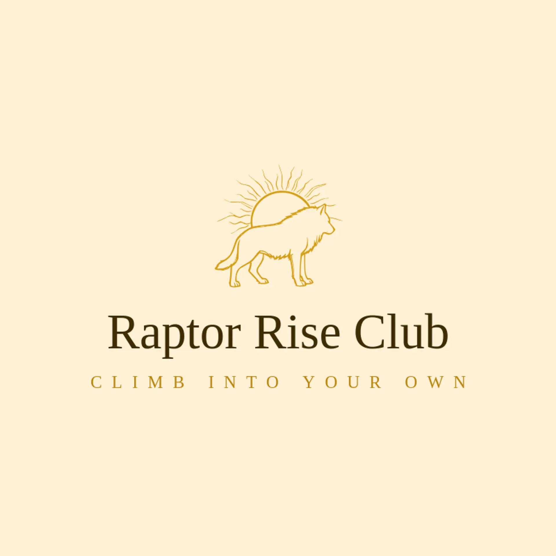 Raptor Rise Club logo for apex predator