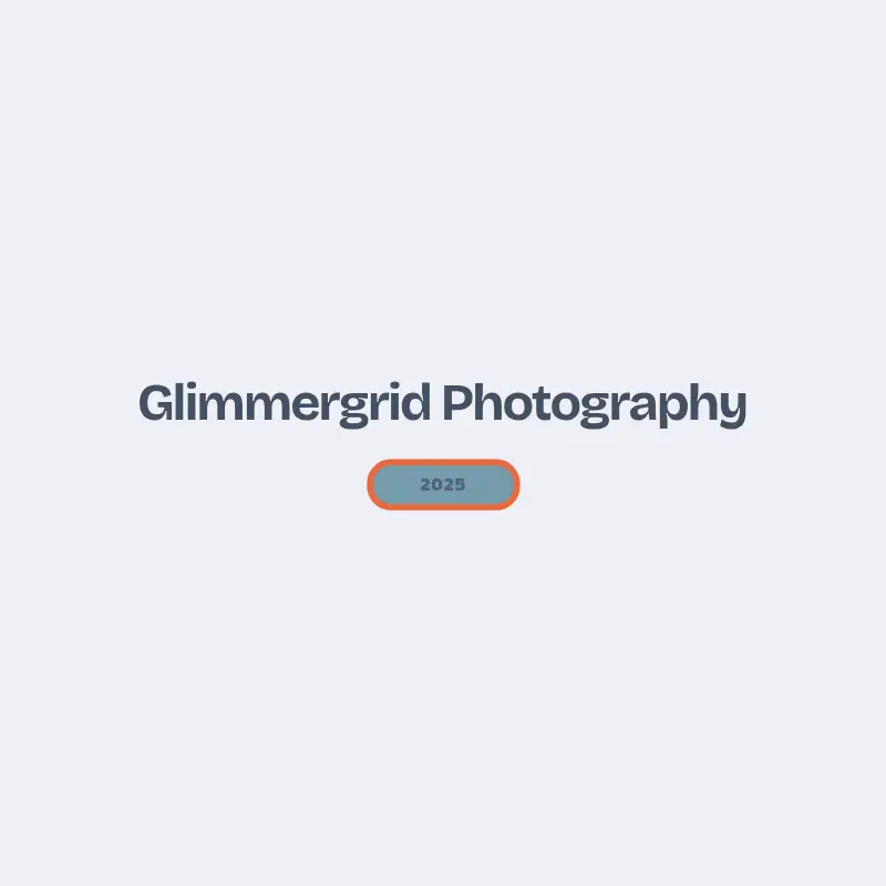 GlimmerGrid Photography logo for photography