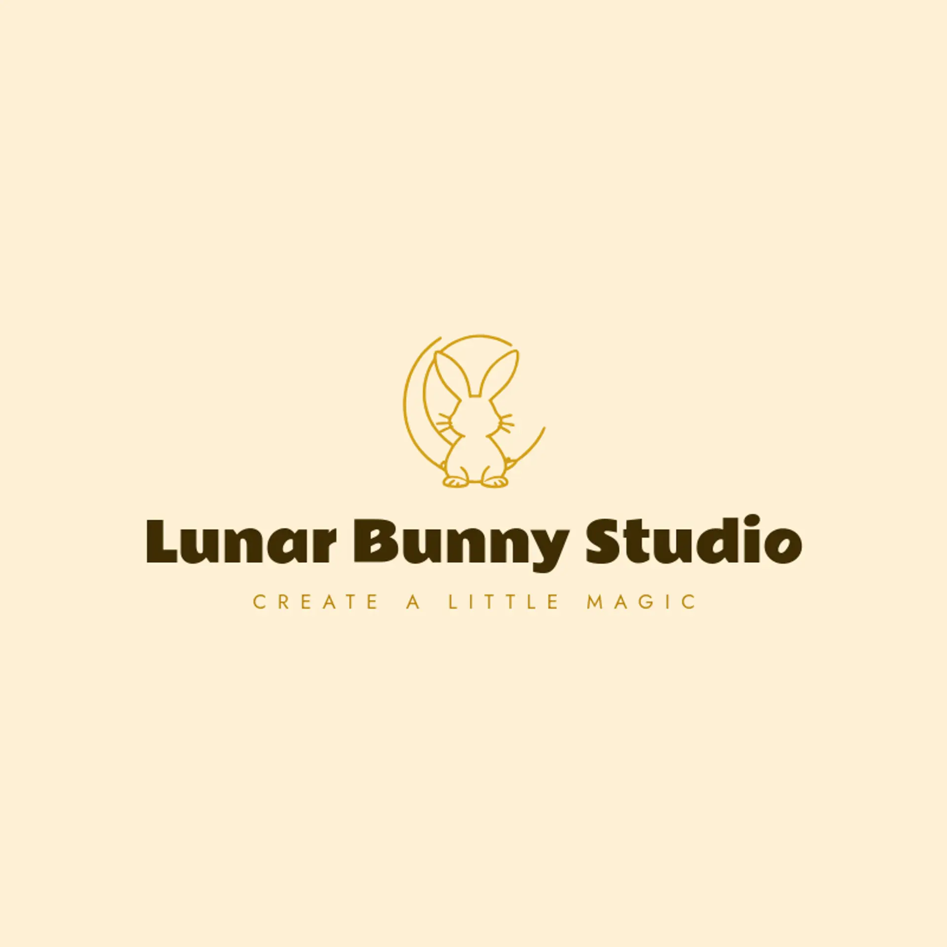 Lunar Bunny Studio logo for bunny