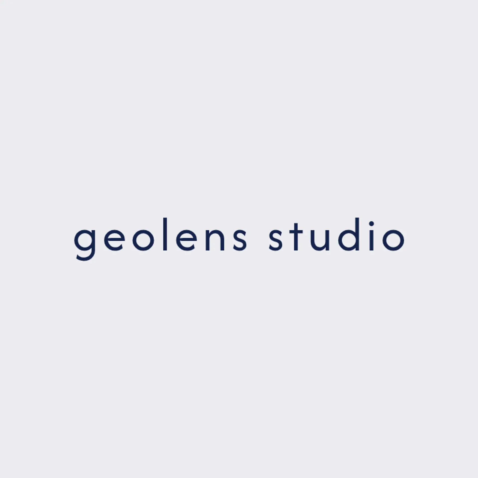 GeoLens Studio logo for geometric photography
