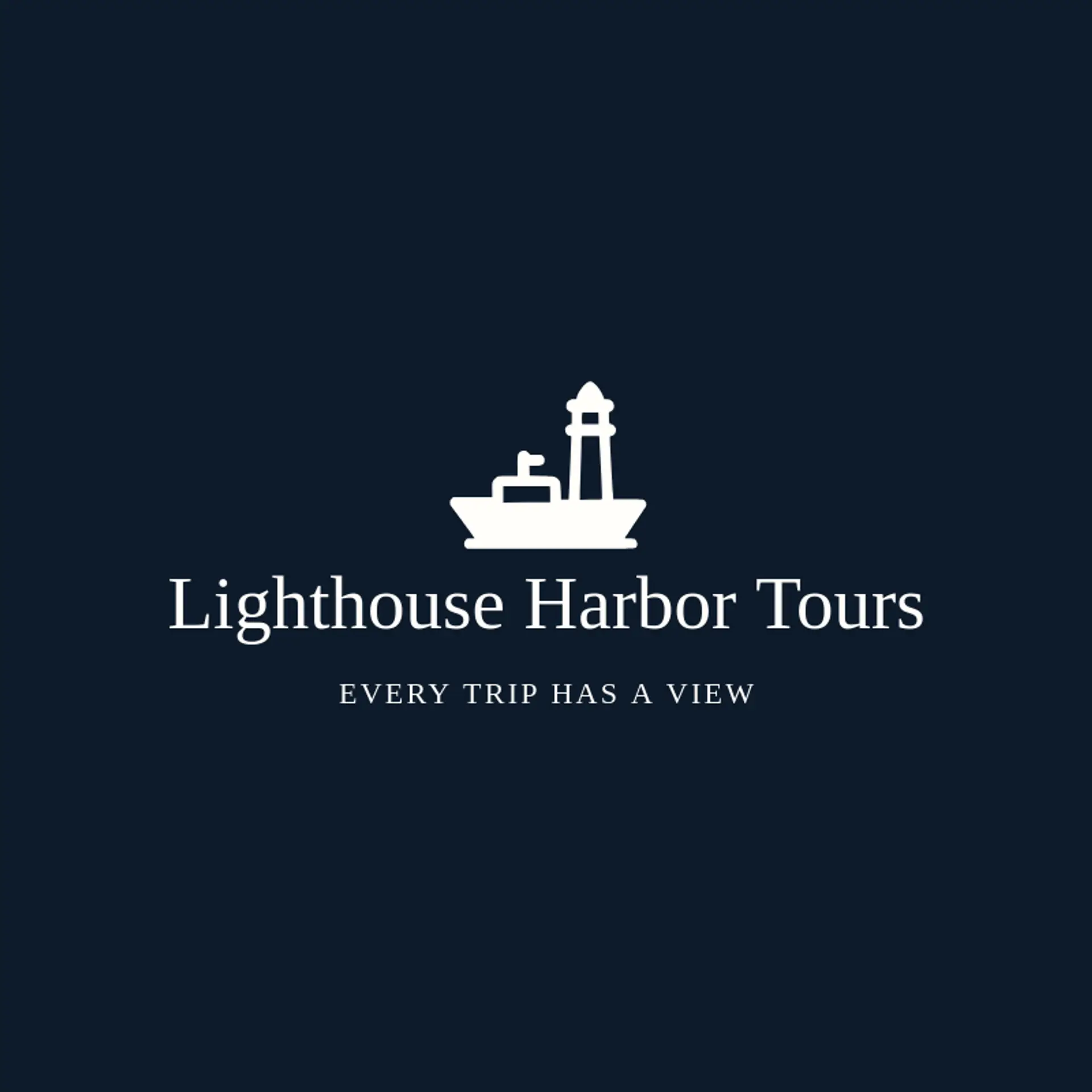 Lighthouse Harbor Tours logo for ship