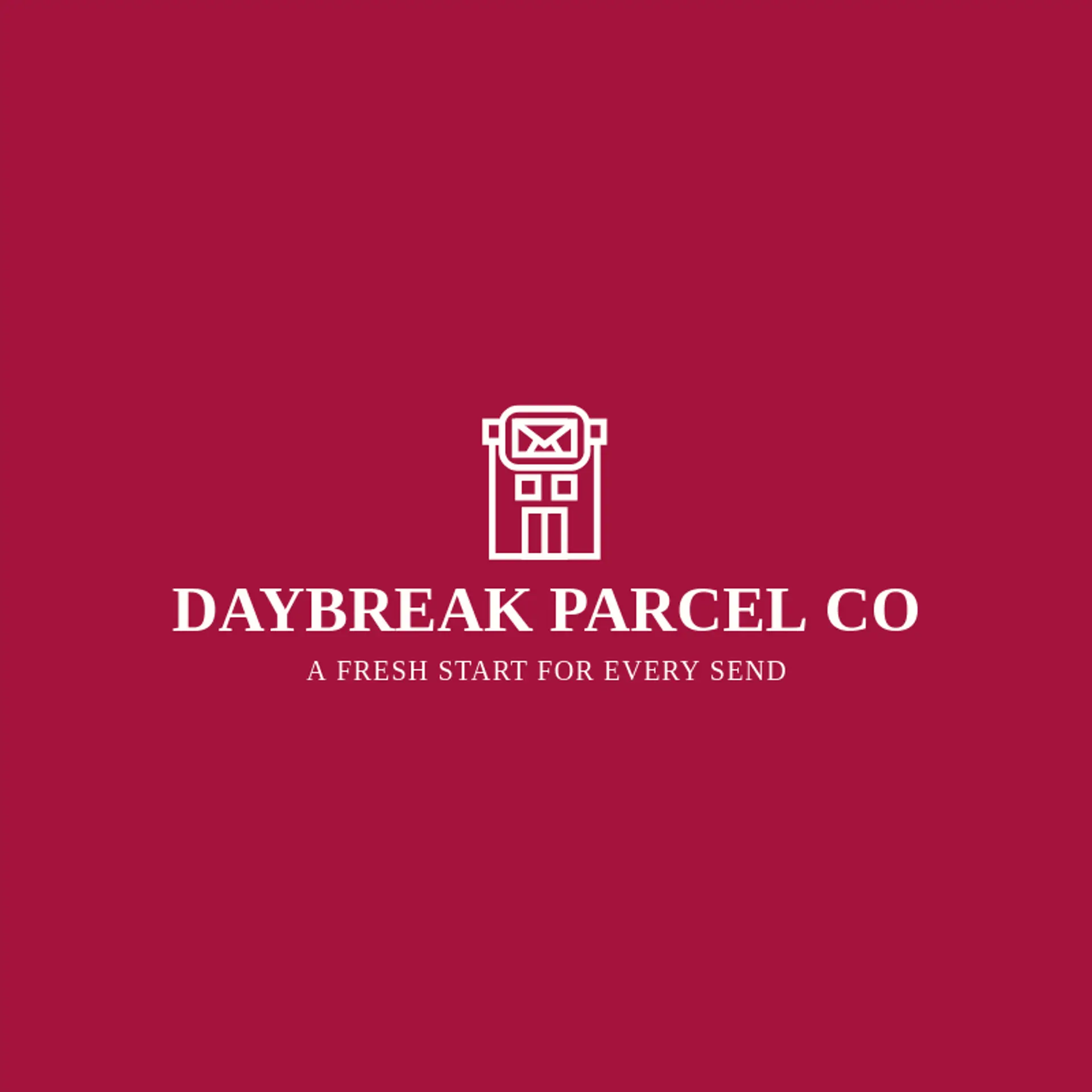 Daybreak Parcel Co logo for postal