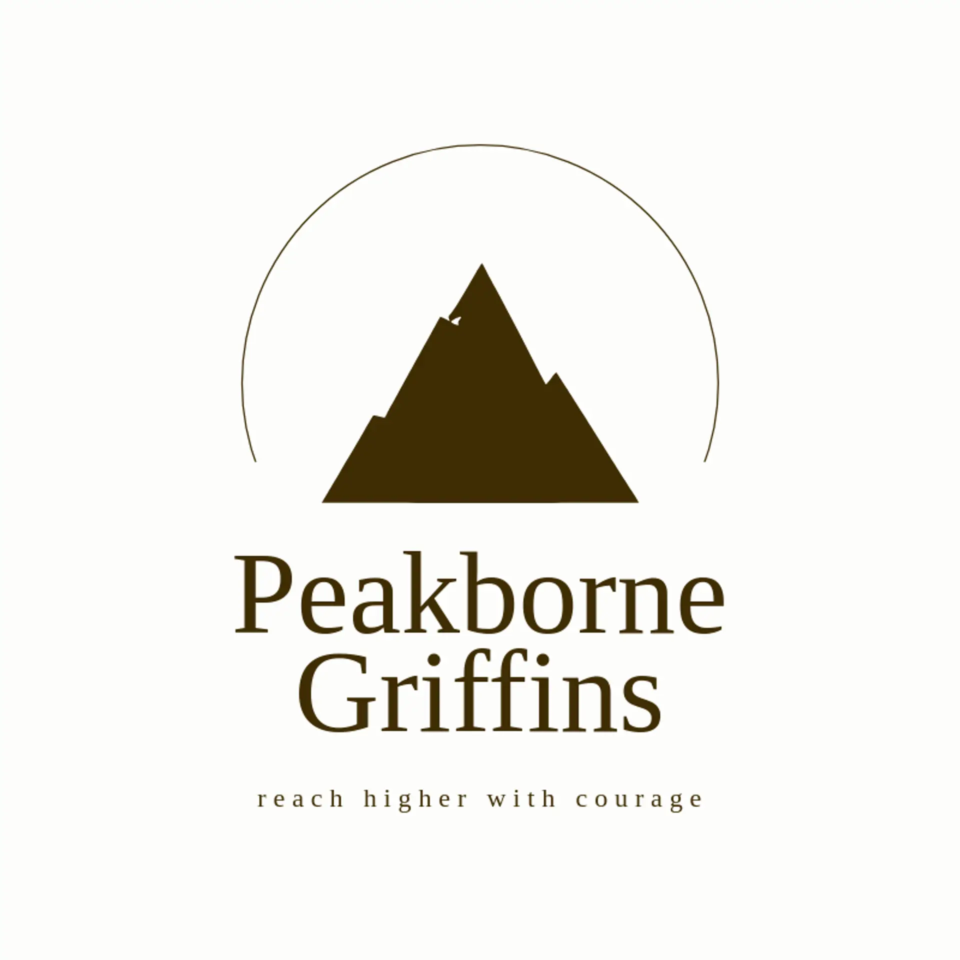 Peakborne Griffins logo for griffin