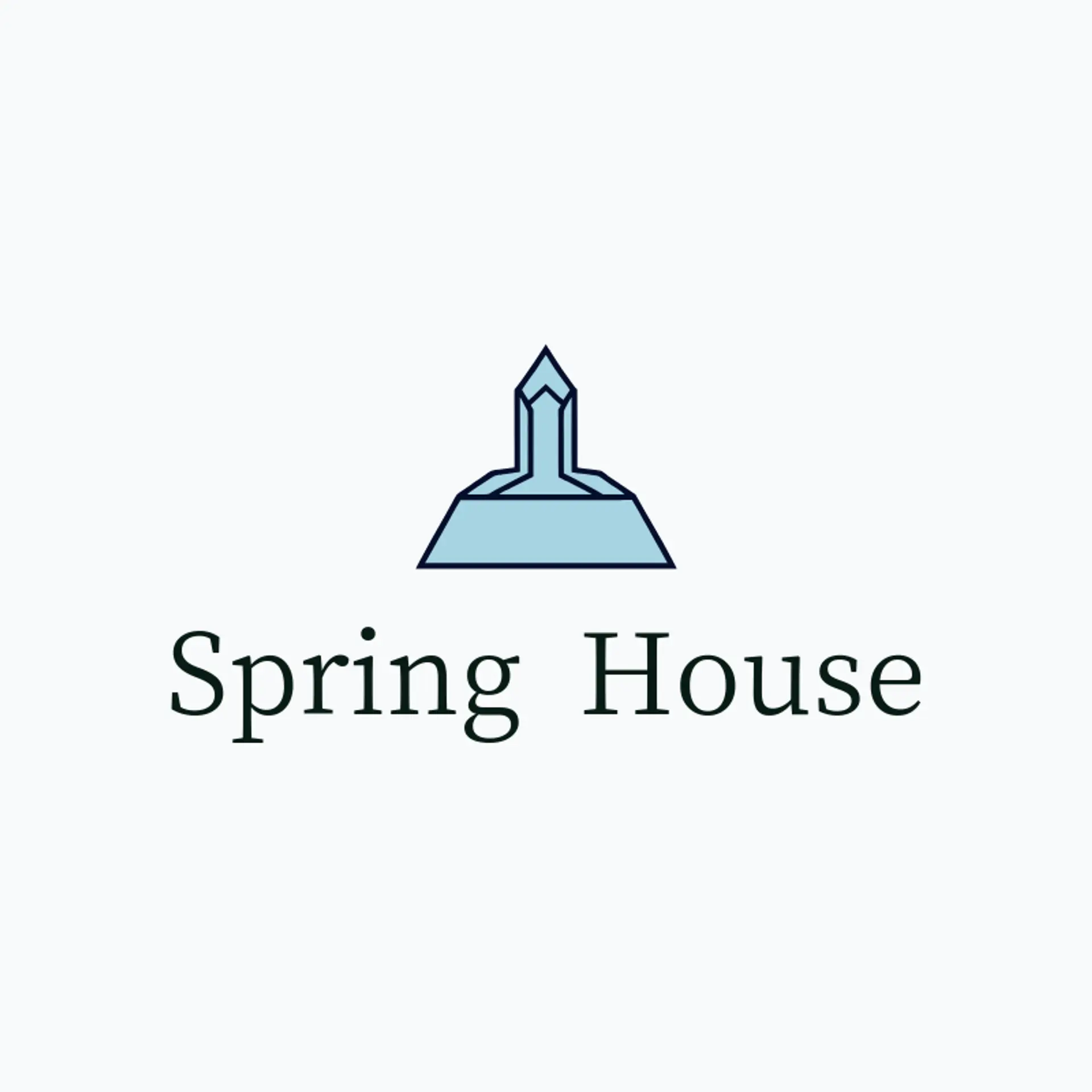 Spring House logo for water