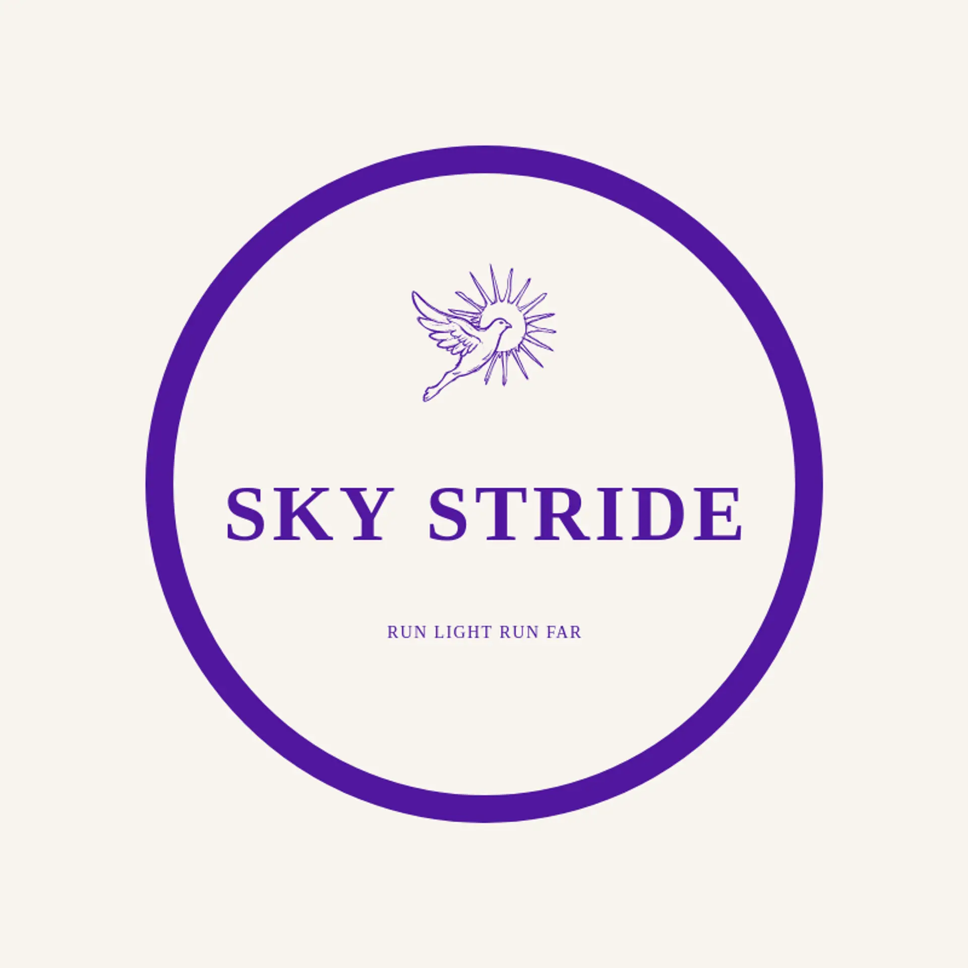 Sky Stride logo for running