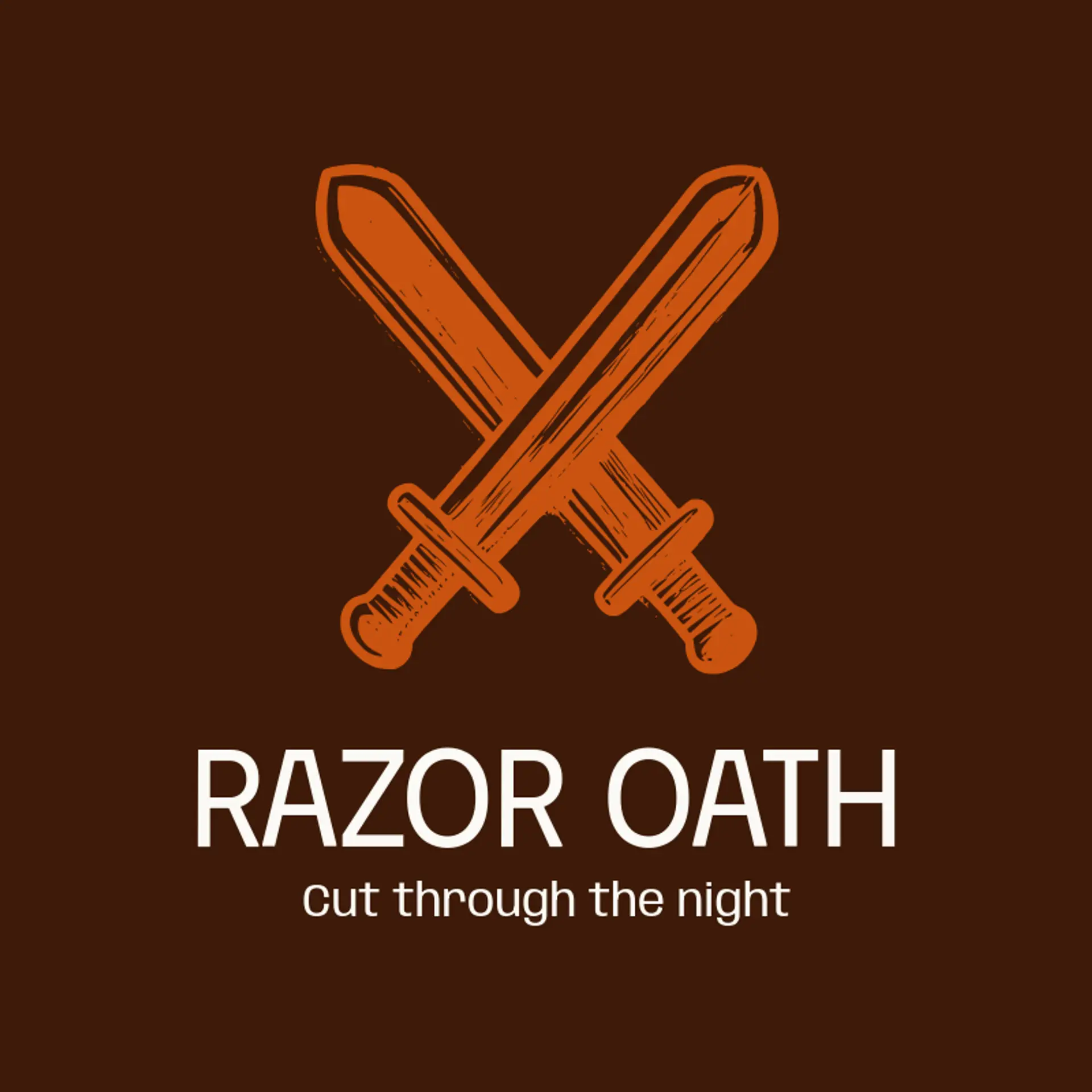 Razor Oath logo for death metal