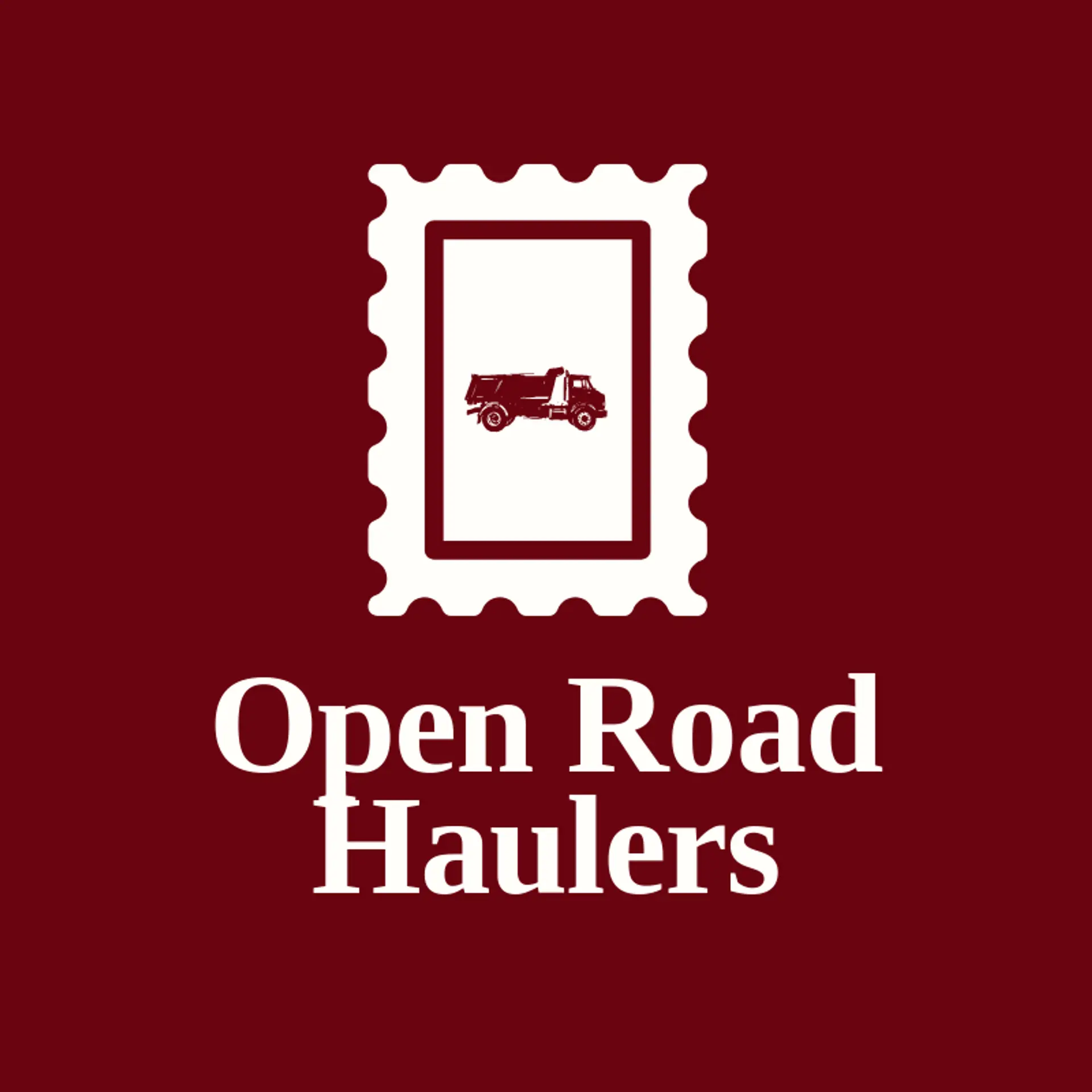 Open Road Haulers logo for hauling