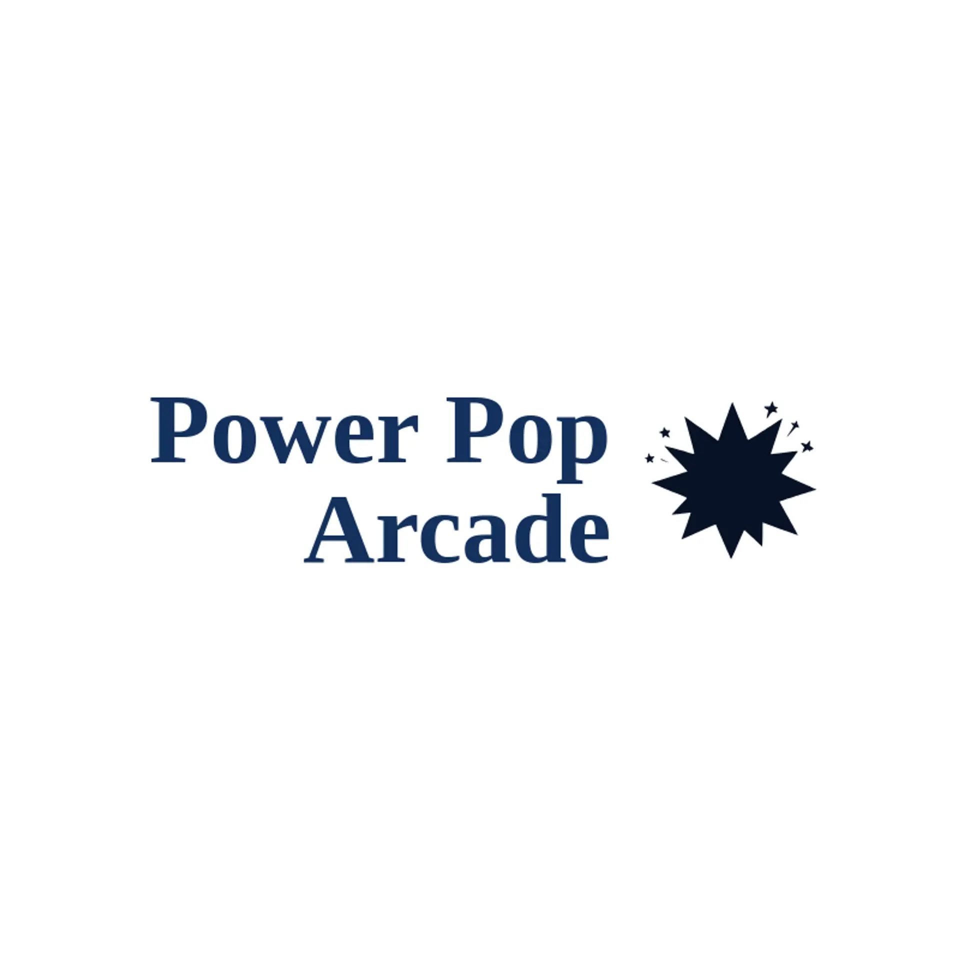 Power Pop Arcade logo for explosion