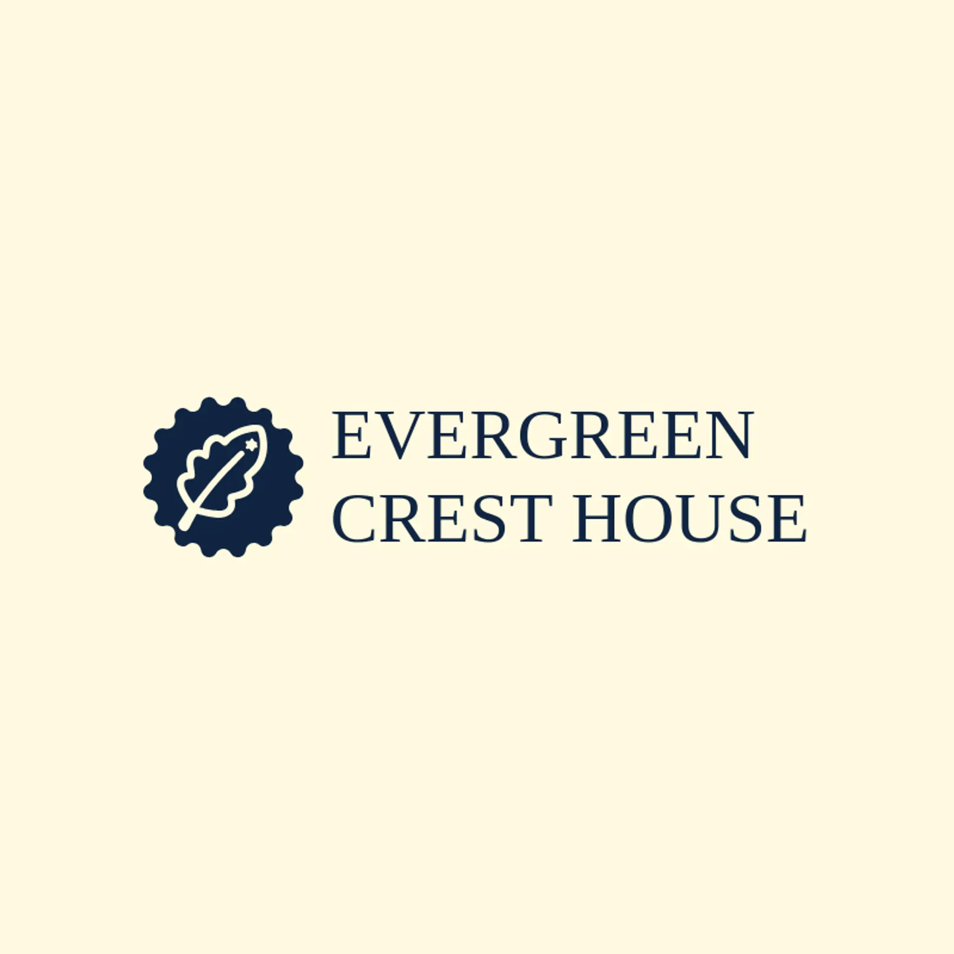 Evergreen Crest House logo for official