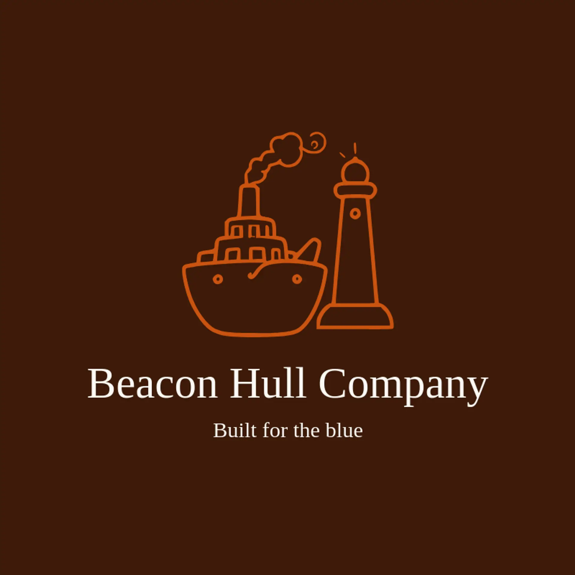 Beacon Hull Company logo for ship