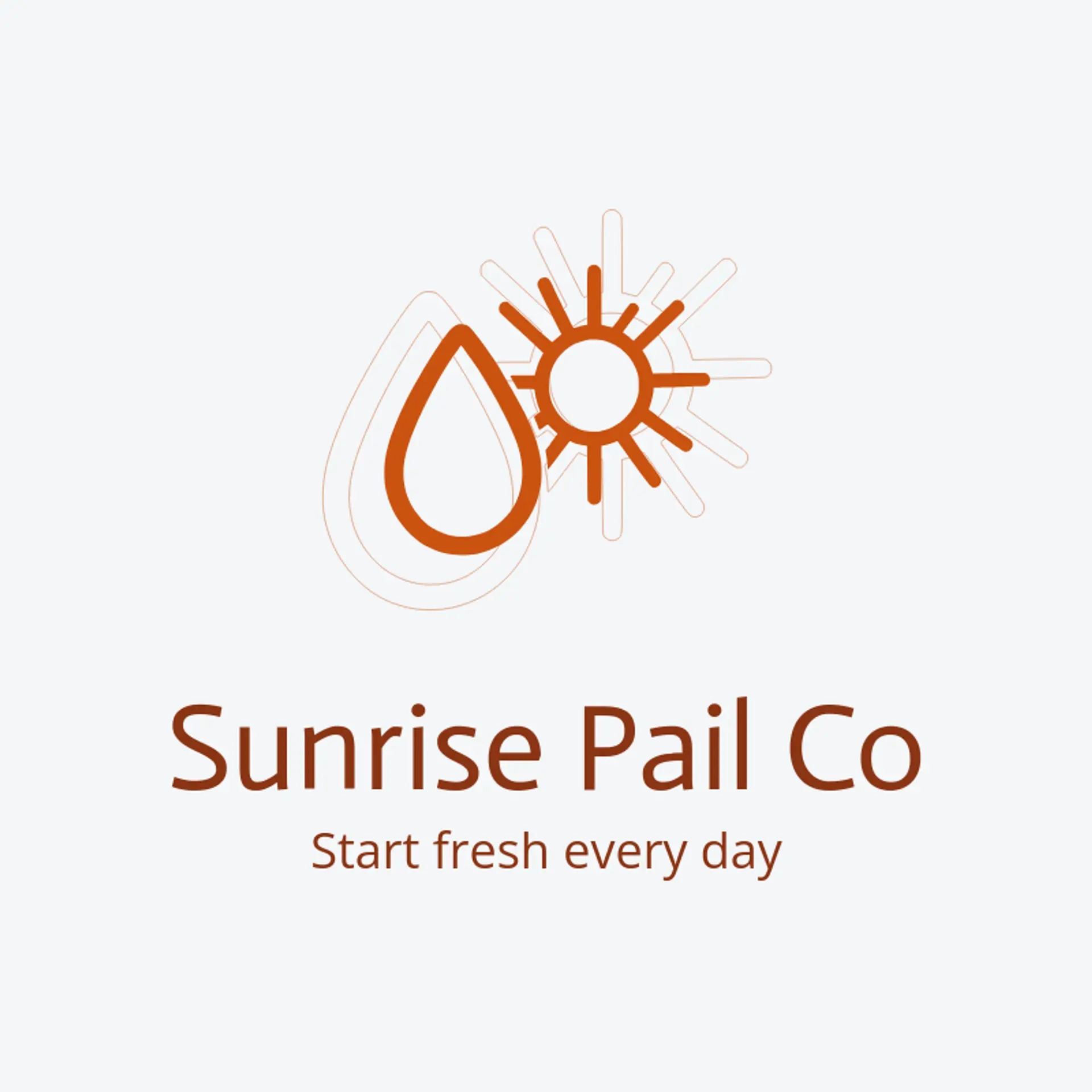 Sunrise Pail Co logo for dairy